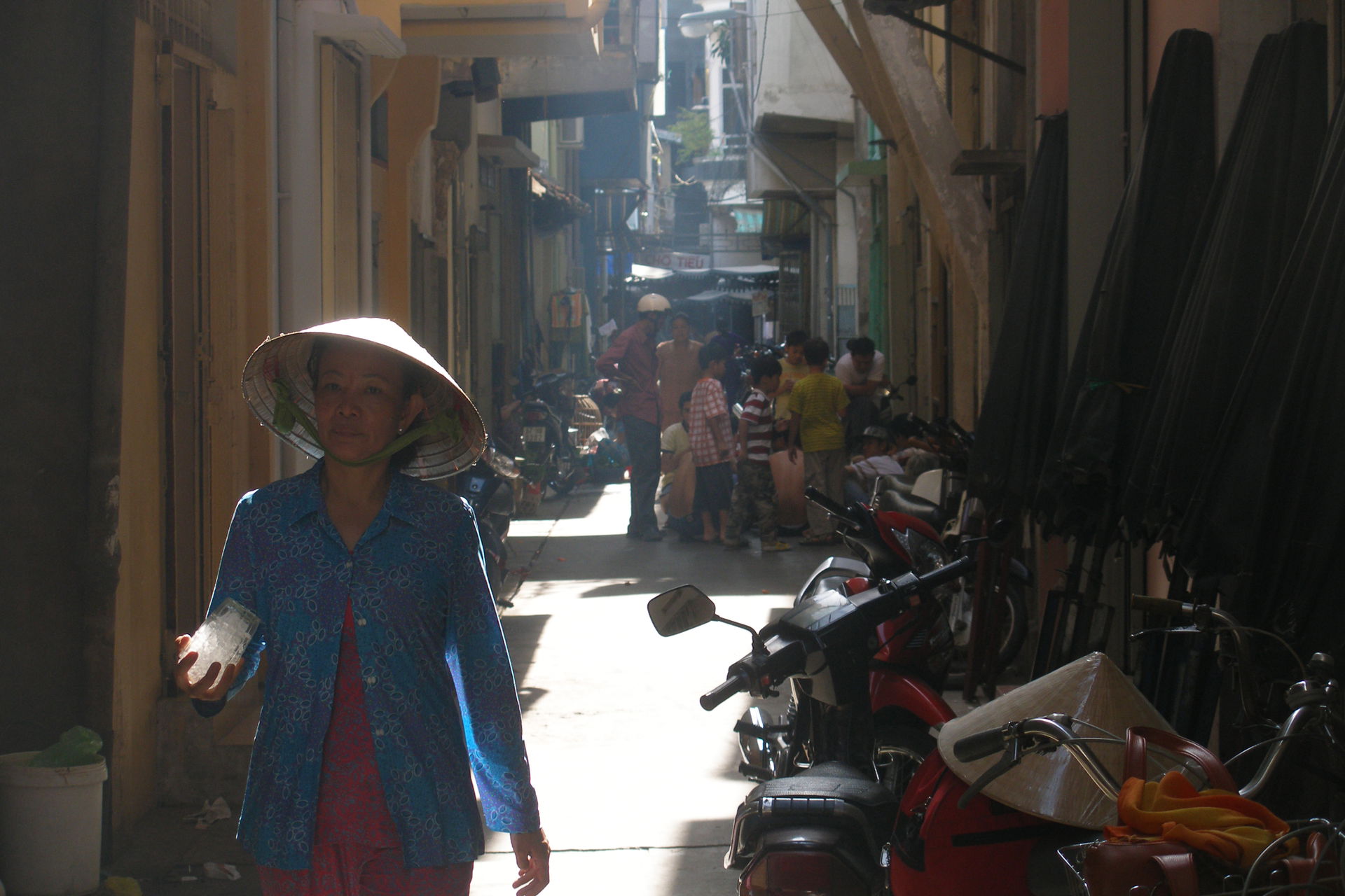 Vietnam, Châu Đốc, a city in the heart of the Mekong Delta.
