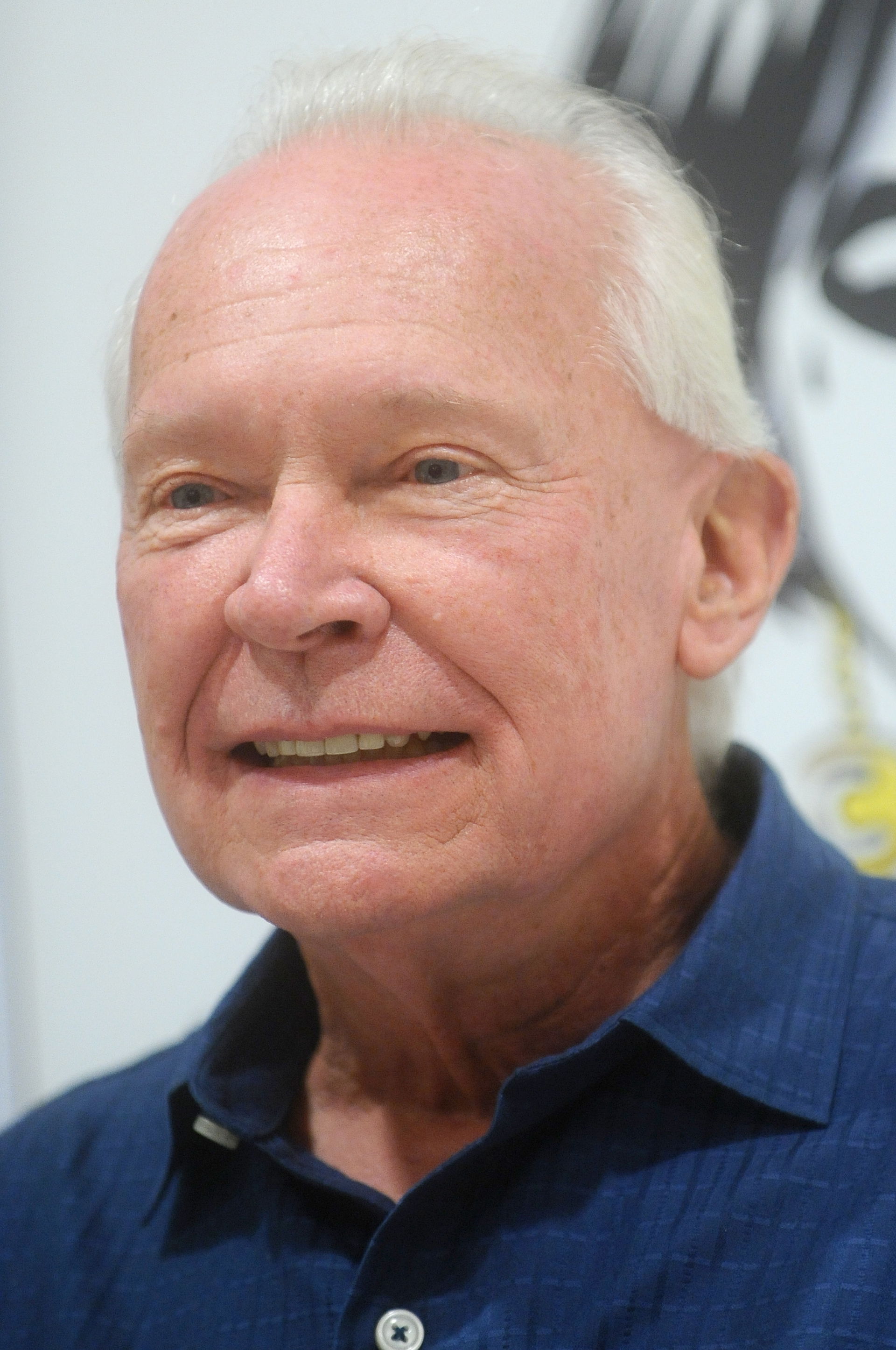 Terry Brooks at a press conference at the Chamber of Commerce o…