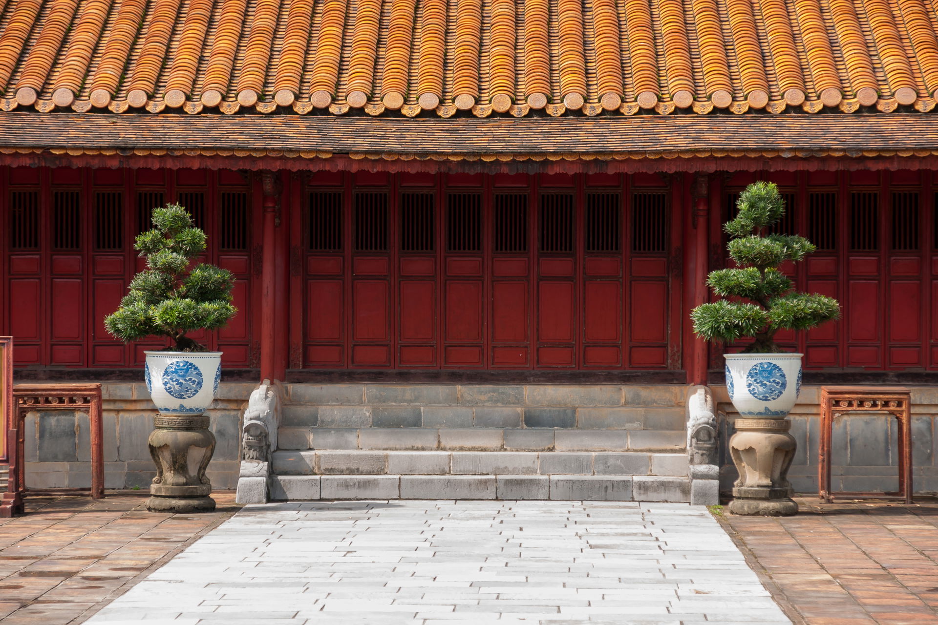 Hue, Vietnam: Điện Sùng Ân, on the way to the tomb of the Emper…