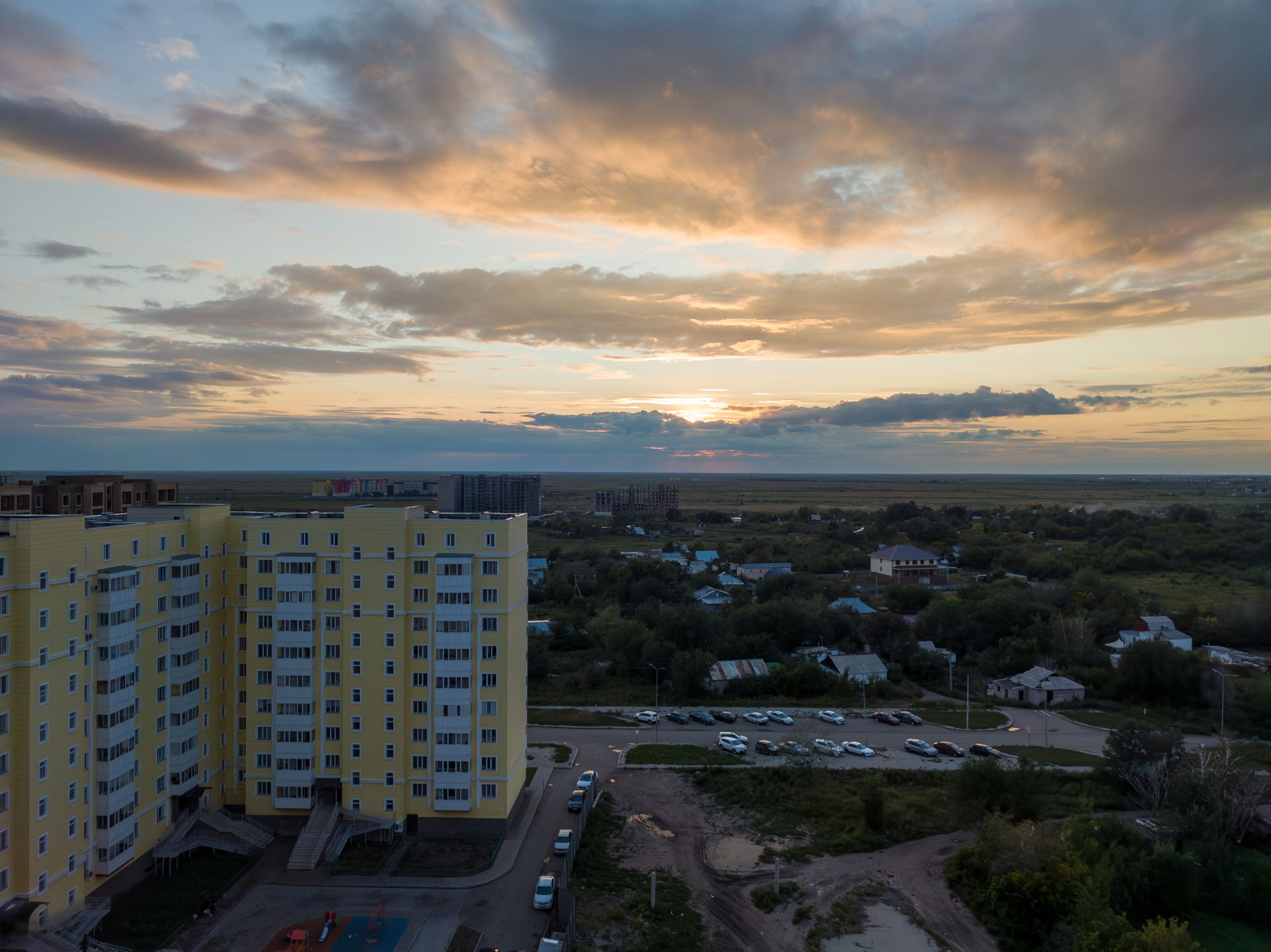 View towards West from the edge of Astana