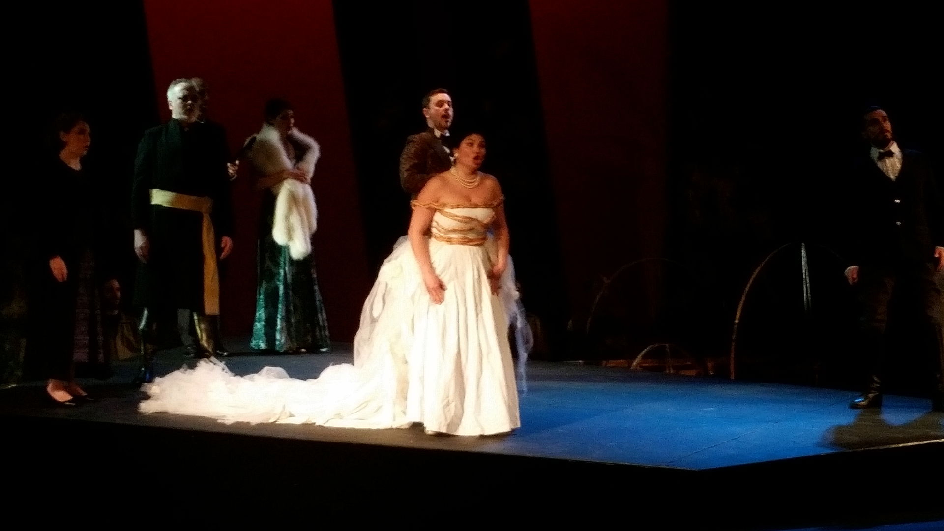 Soprano coloratur turque lors de la représentation de Lucia di …