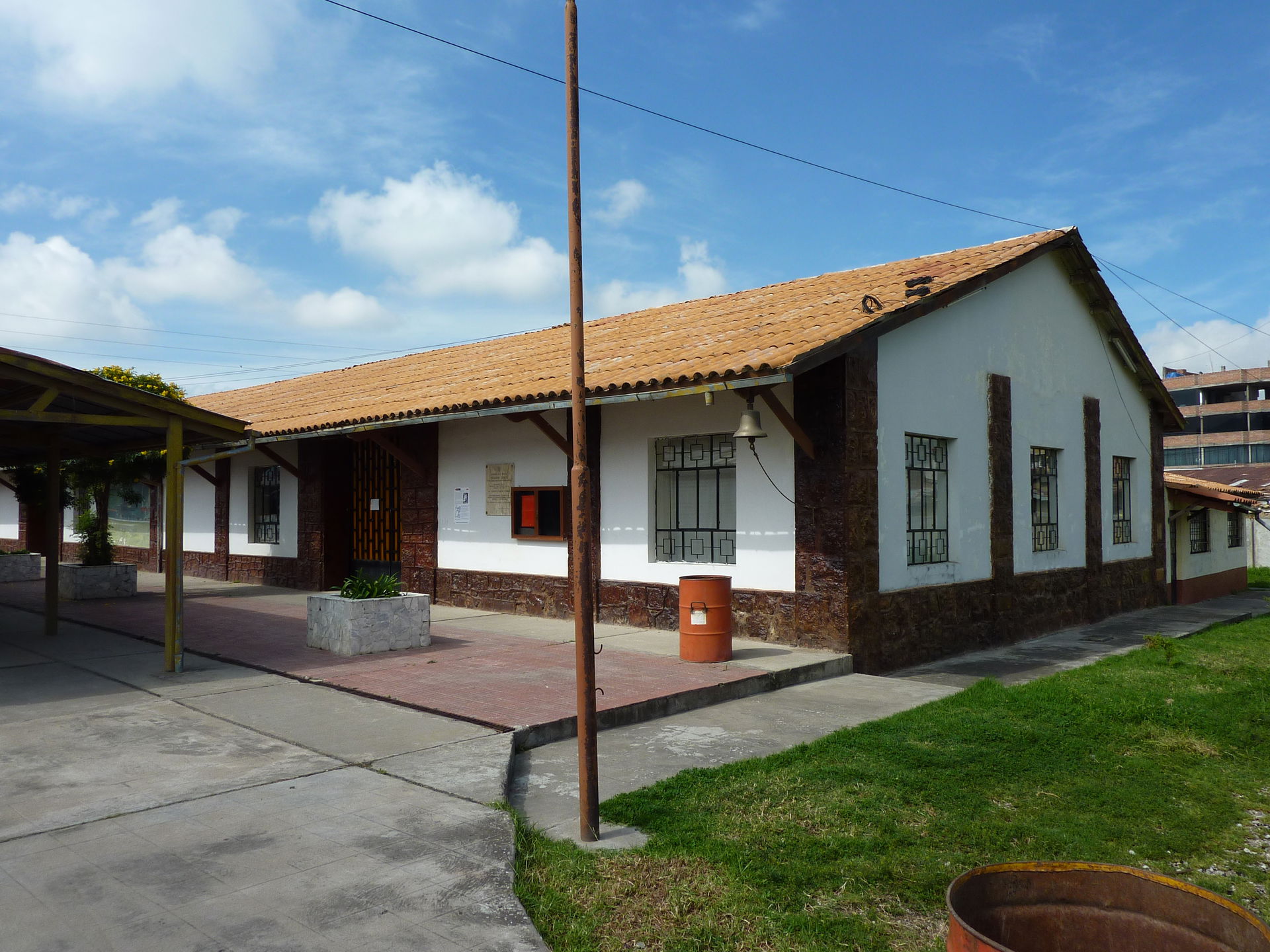 Railway station Chilca in Peru