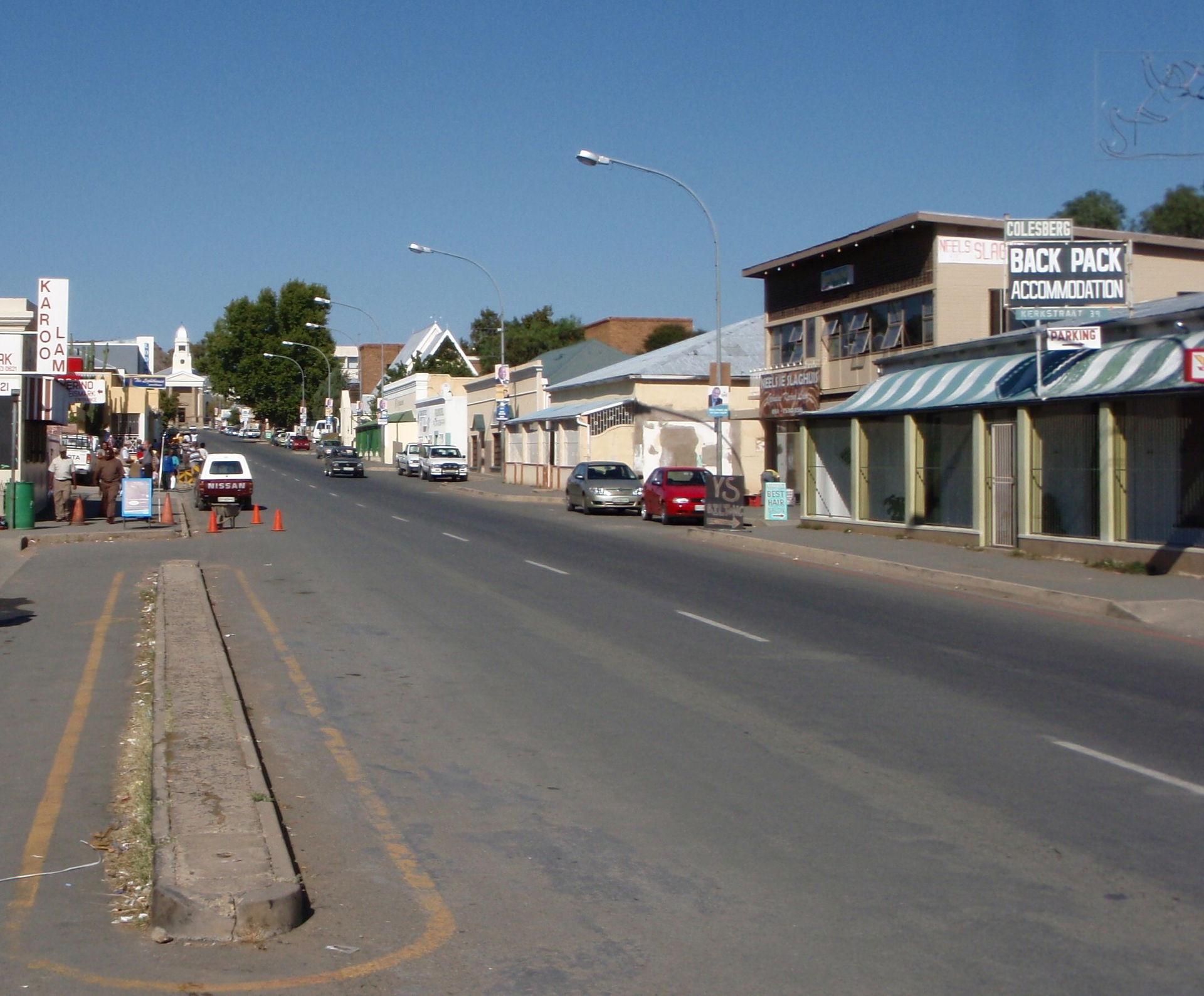 View of the main street of Colesberg, Northern Cape - South Afr…