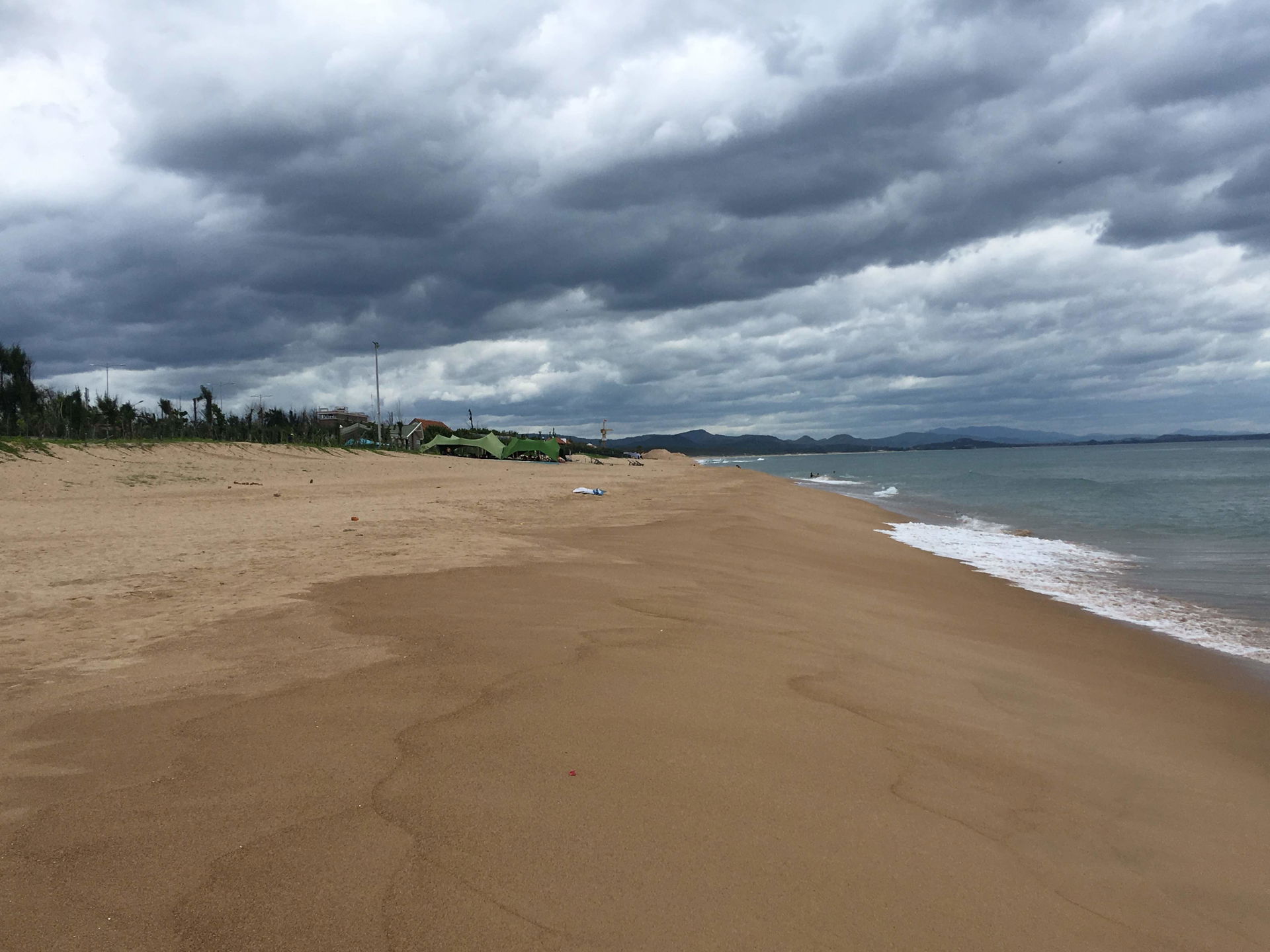 The beach in Tuy Hoa, Phu Yen Province.