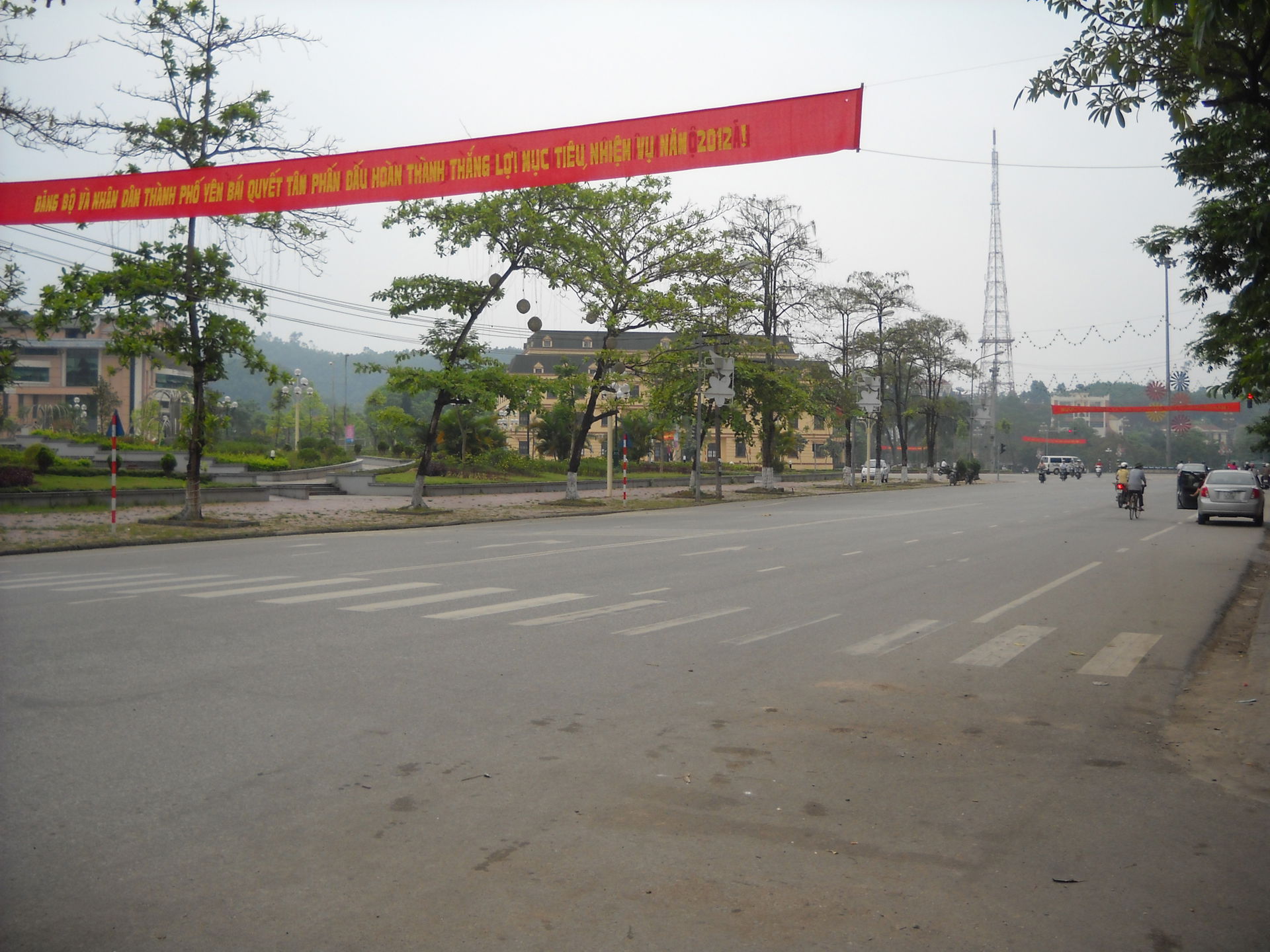 Một góc thành phố Yên Bái