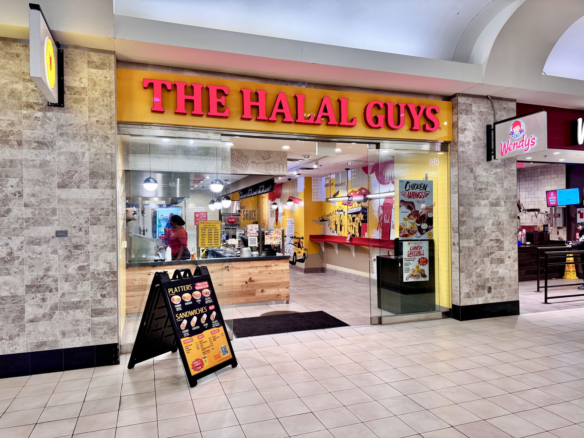 The Halal Guys restaurant at Union Station in Washington, D.C.