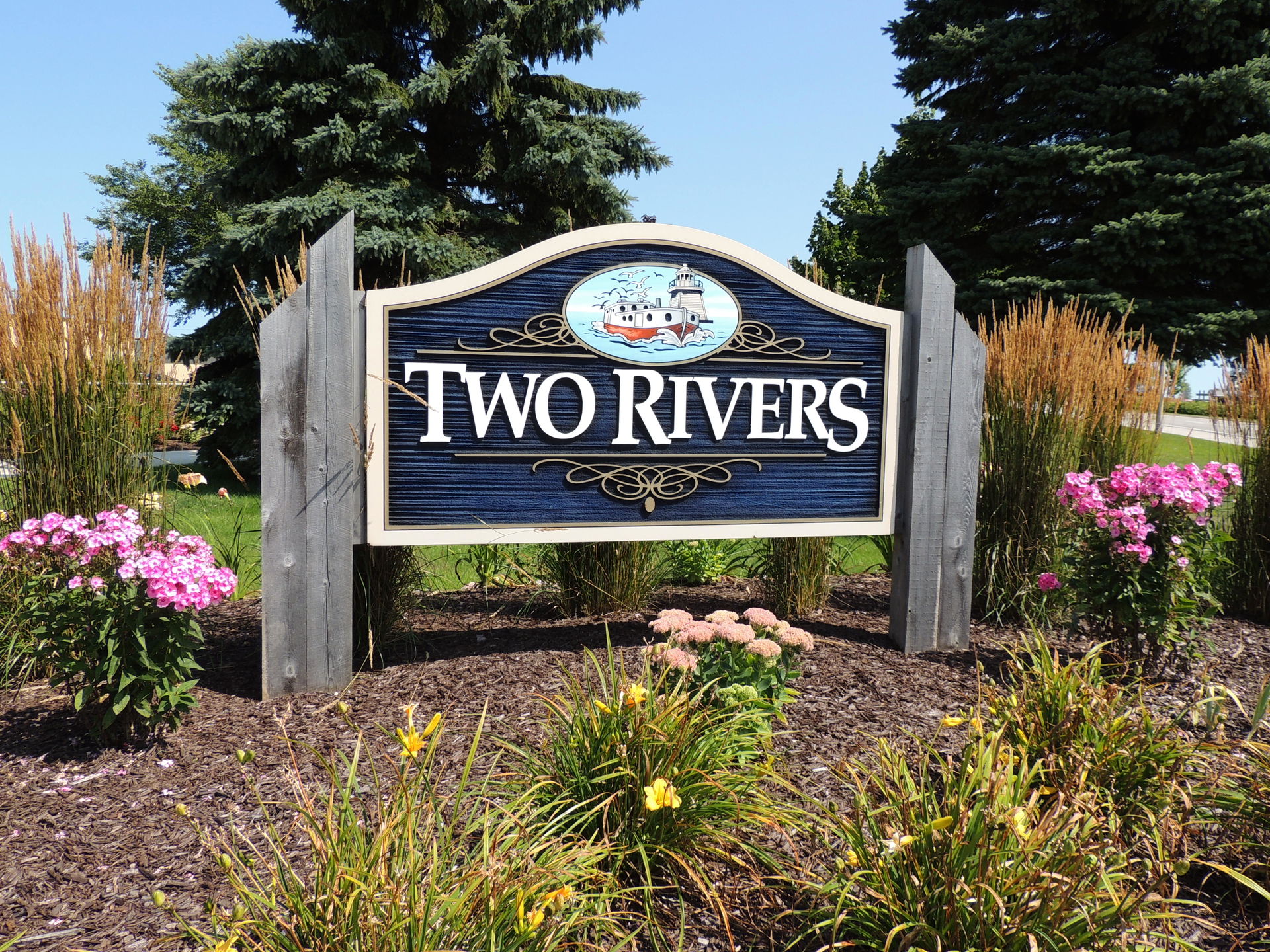 City of Two Rivers sign
