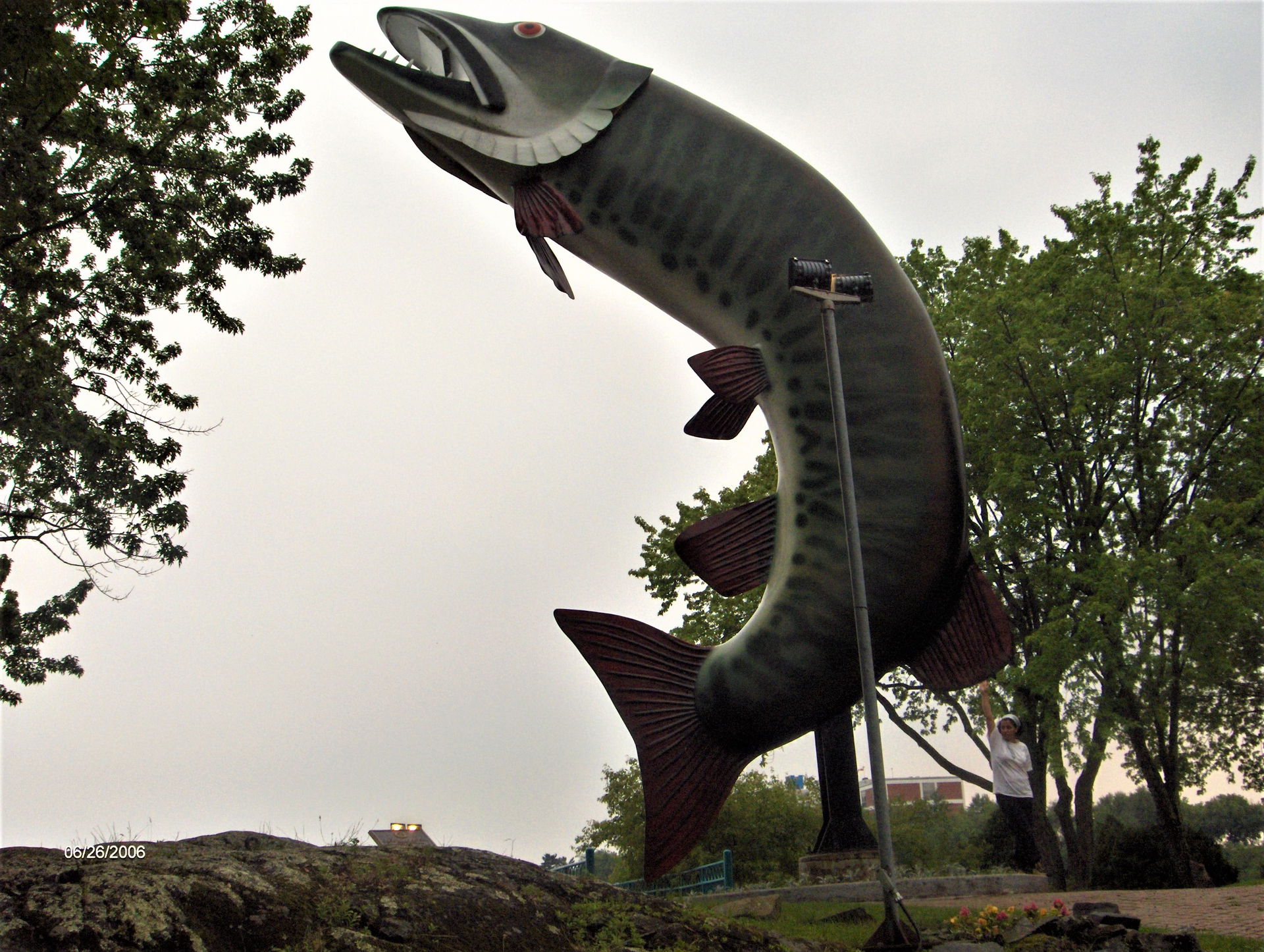 Husky the Muskie, mascot of Kenora, Kenora, Ontario