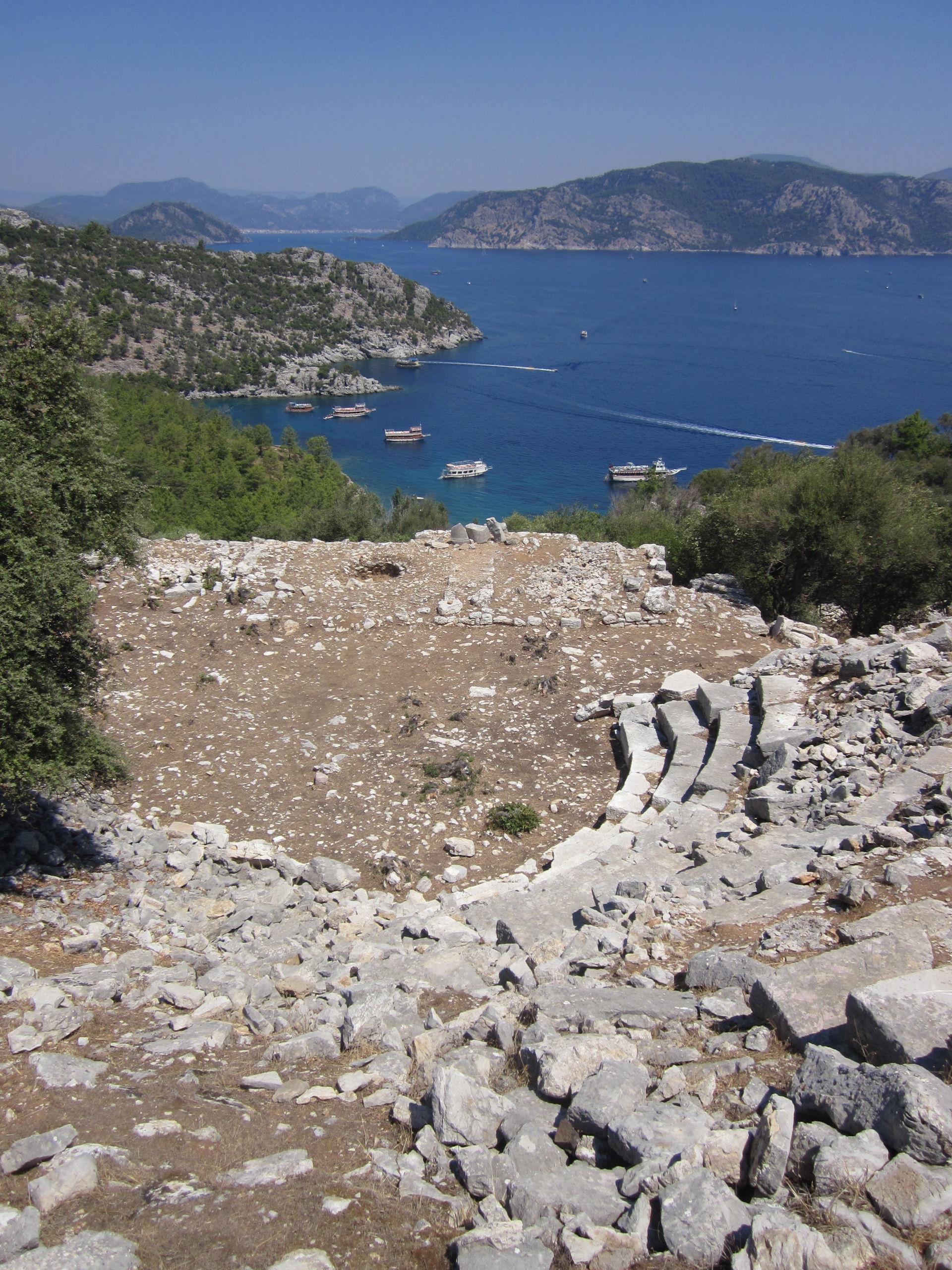 The theatre of the ancient city of Amos, Caria.