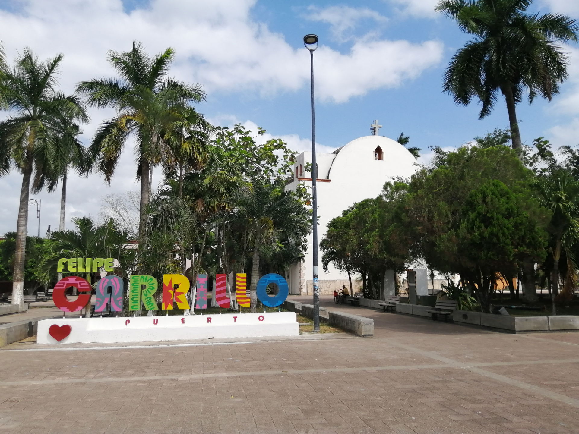 Photo of the center of the mythical Mayan city of Felipe Carril…