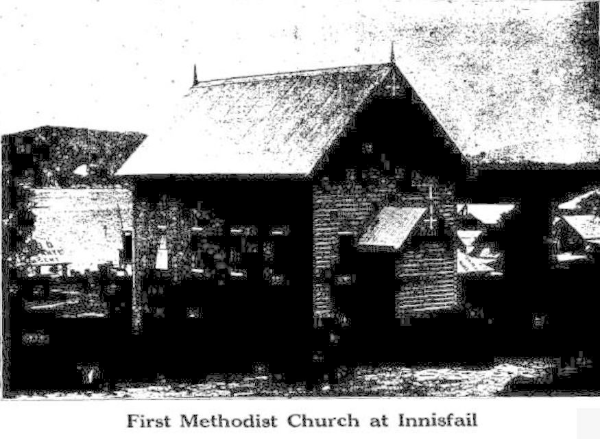 First Methodist Church at Innisfail, 1913. 61 Rankin Street