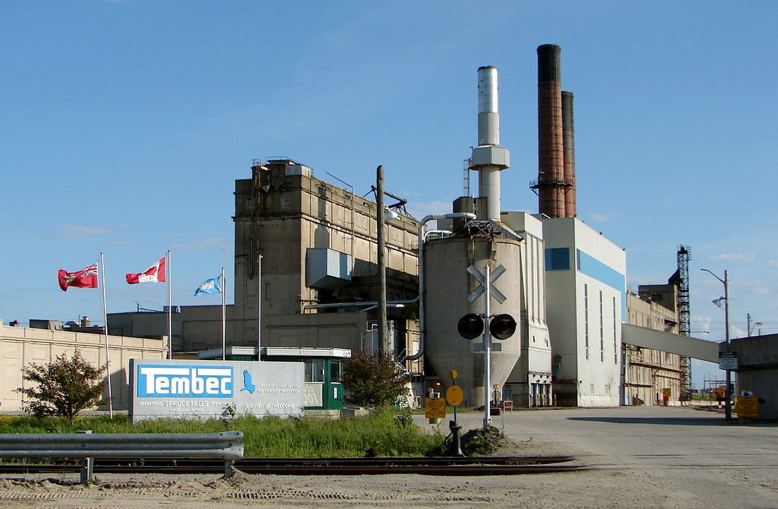 Tembec mill in Kapuskasing, Ontario, Canada