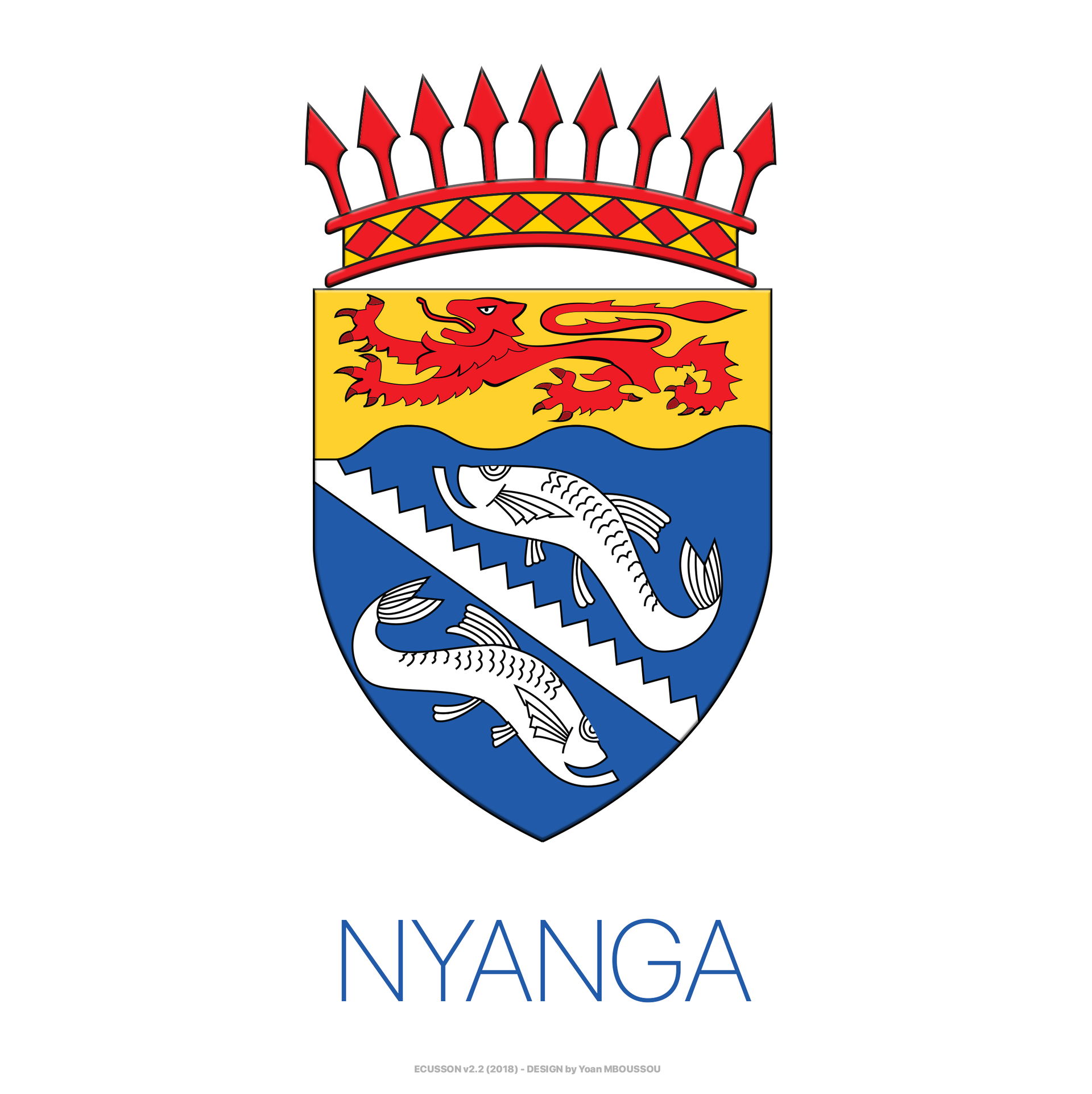 Ecusson de la province de la NYANGA (G5) - version 2018
