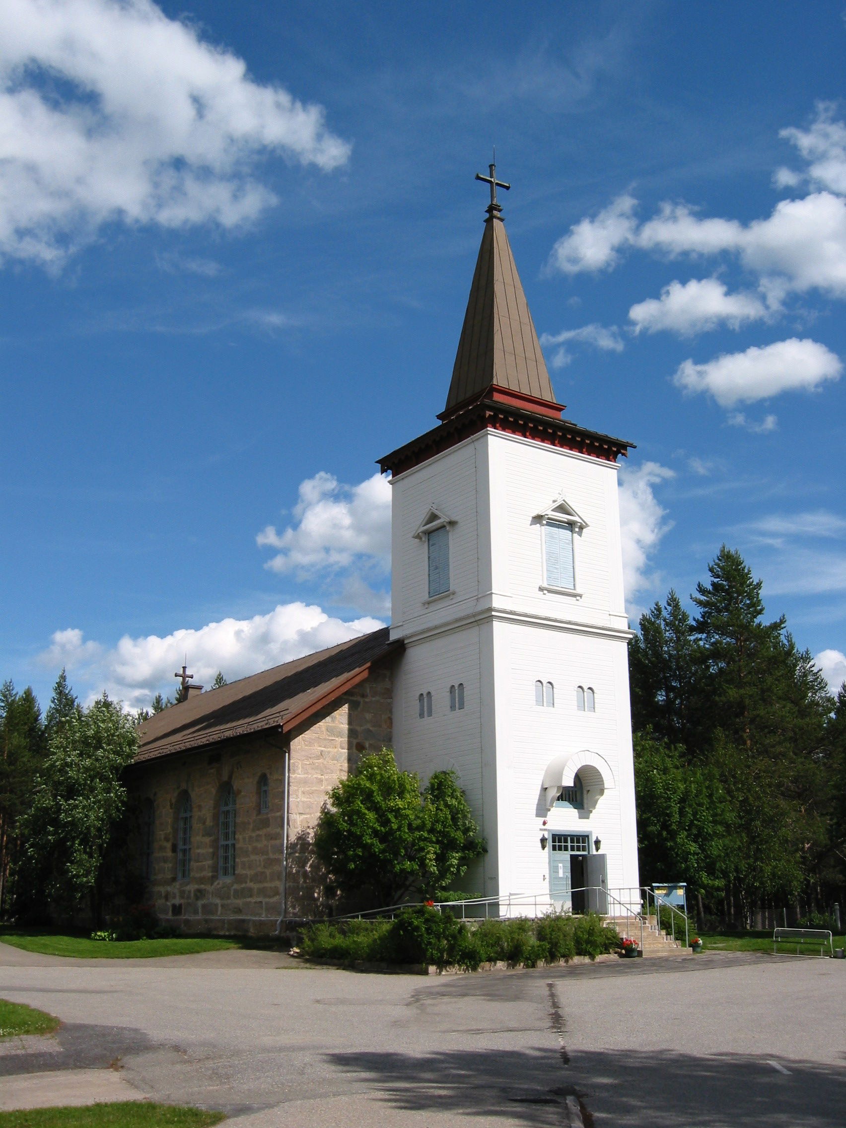 Sodankylä newer church, Finland. Completed in 1859. Architect: …