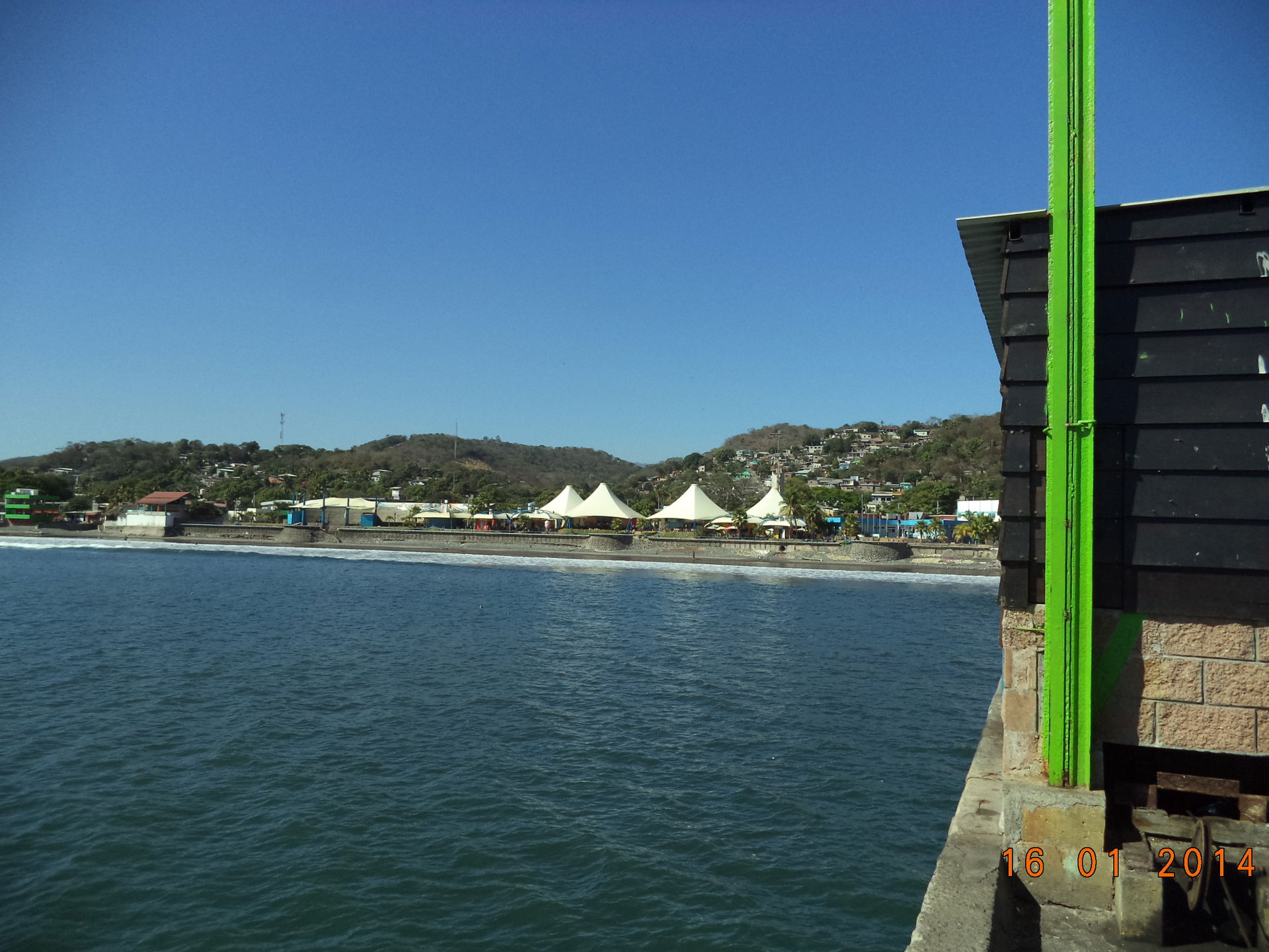 Malecón del Puerto de La Libertad.