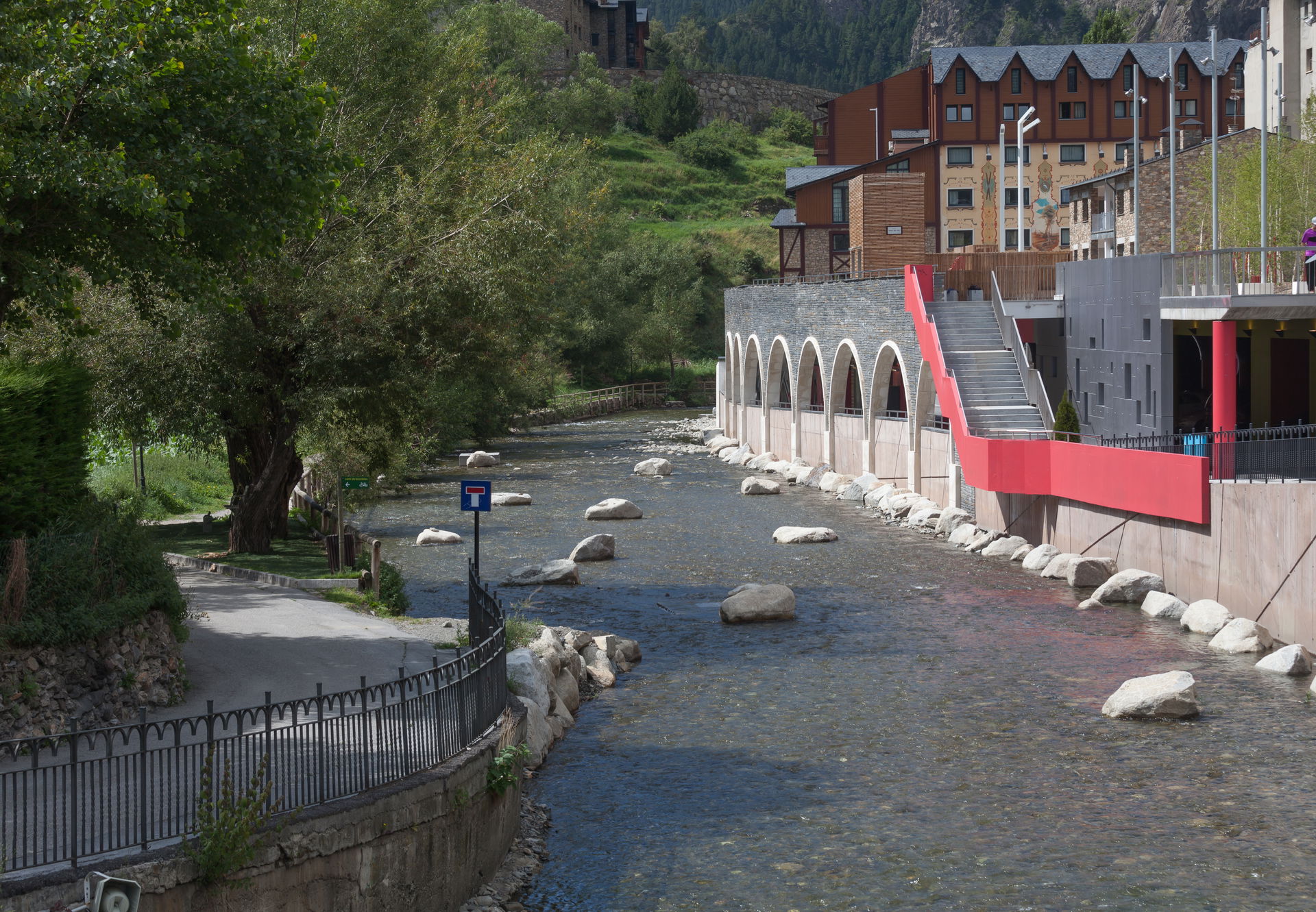 Valira d'Orient river, Canillo, Andorra.