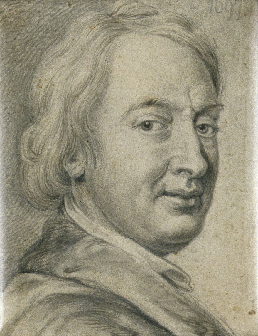 a portrait of poet John Dryden