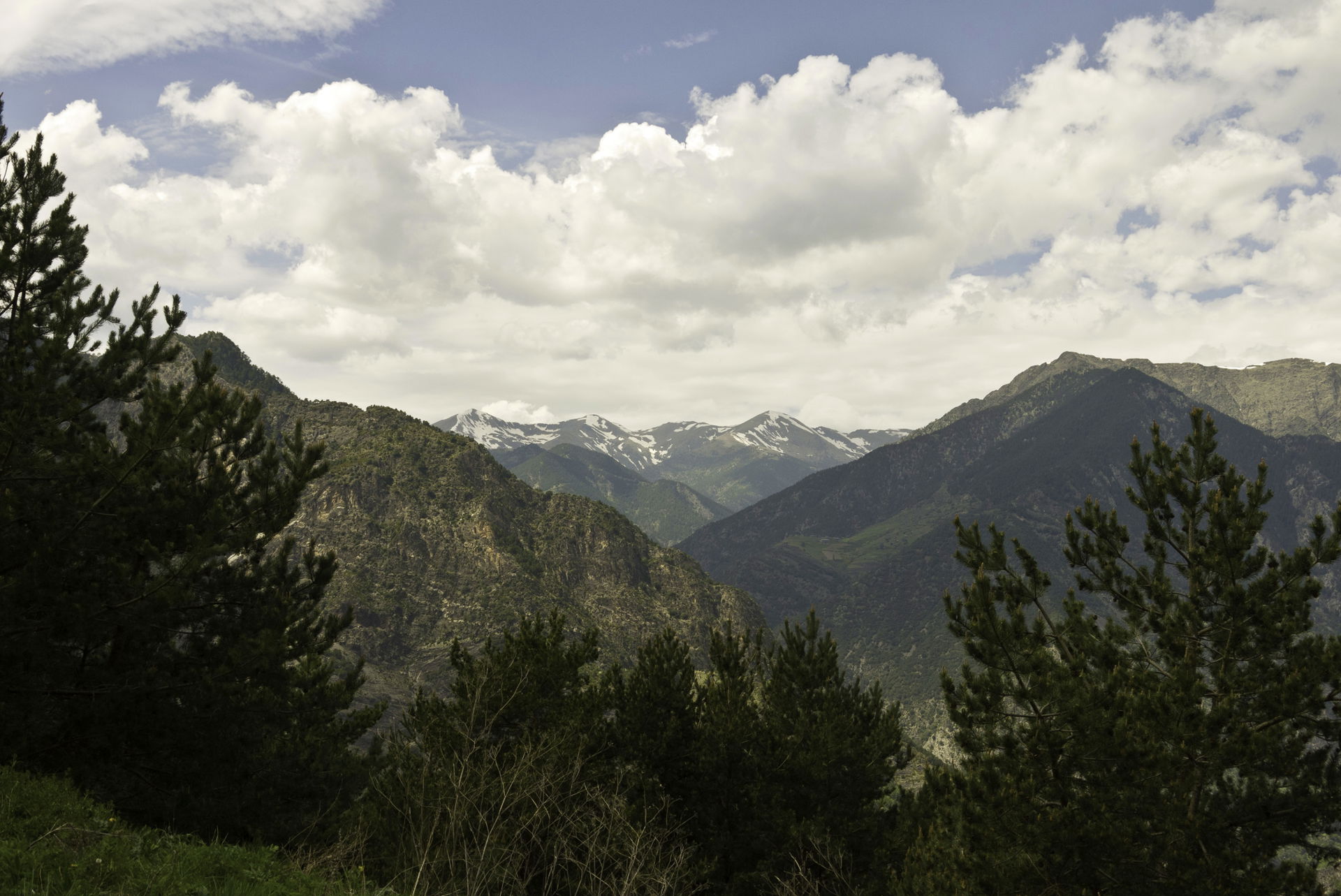 Vue depuis la Carretera de la Peguera