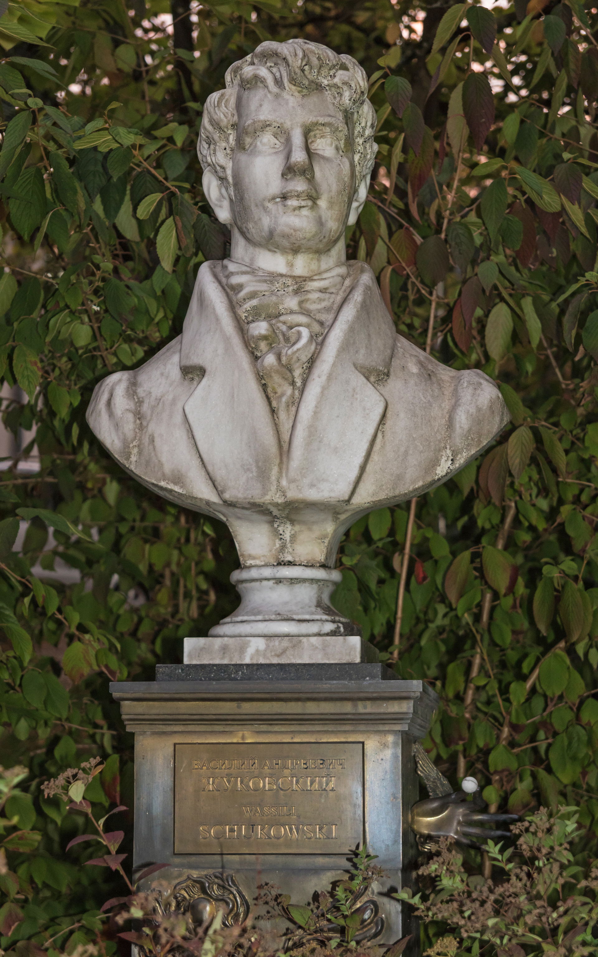 Bust of V.A.Zhukovsky in Baden-Baden (BW, Germany).