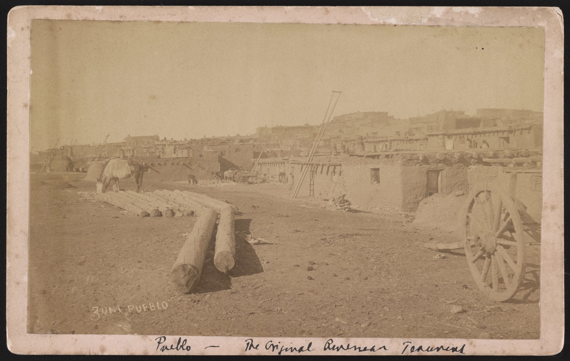 Title: Pueblo - the original American tenement - Zuni Pueblo / …