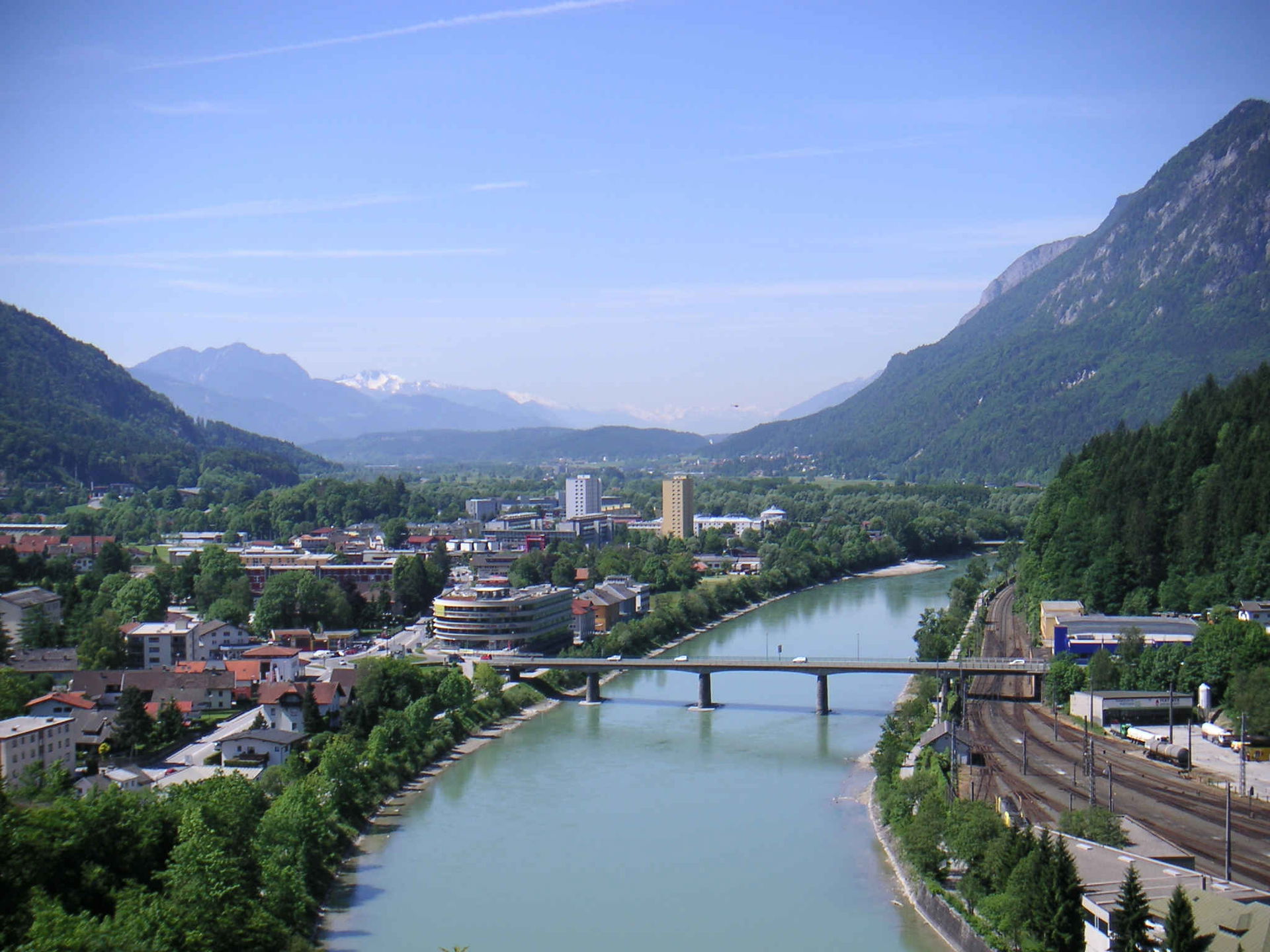 Kufstein, seen from the fortress.