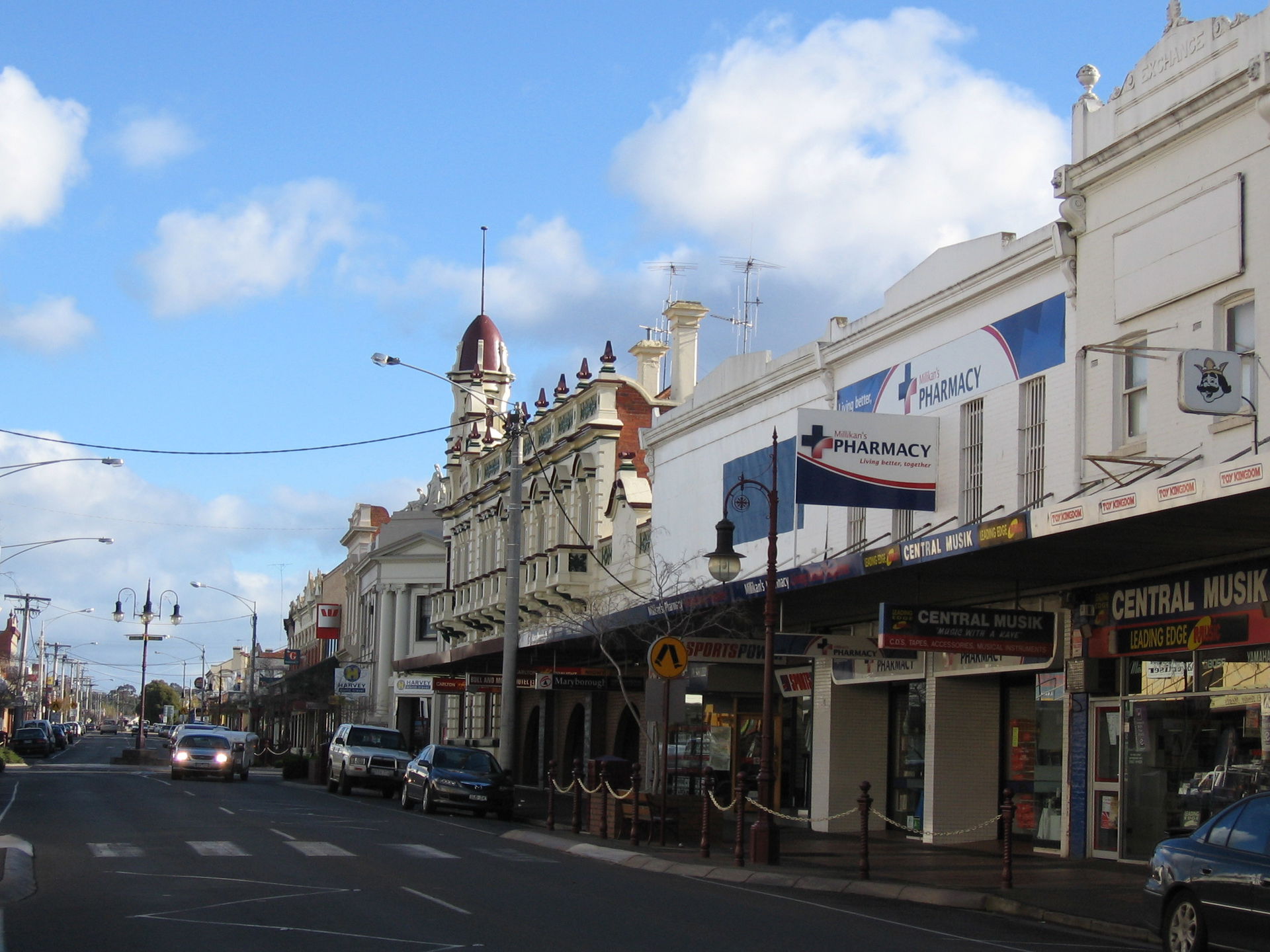 The main street of Maryborough, Victoria
