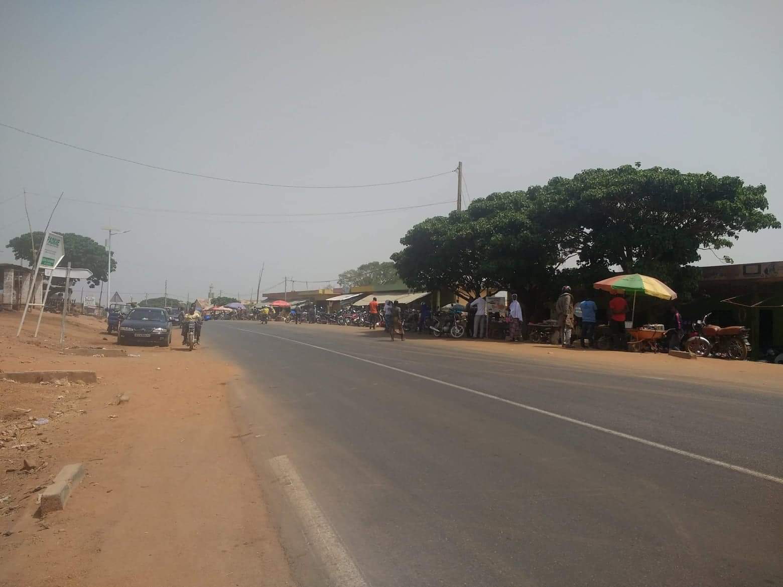 This is an image of the Beninese town of Bembèrèkè taken from t…