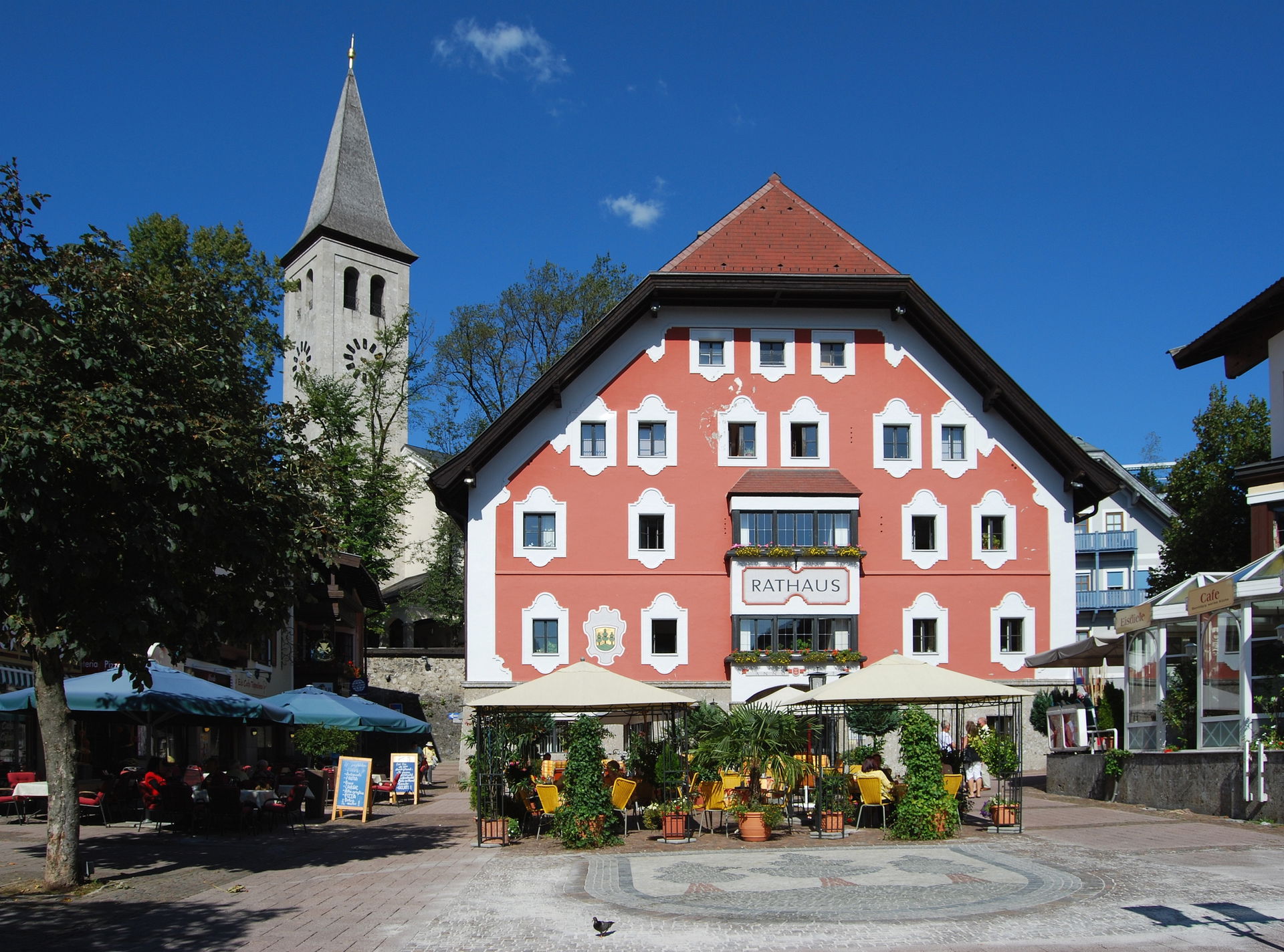 The town hall of Saalfelden, Salzburg.