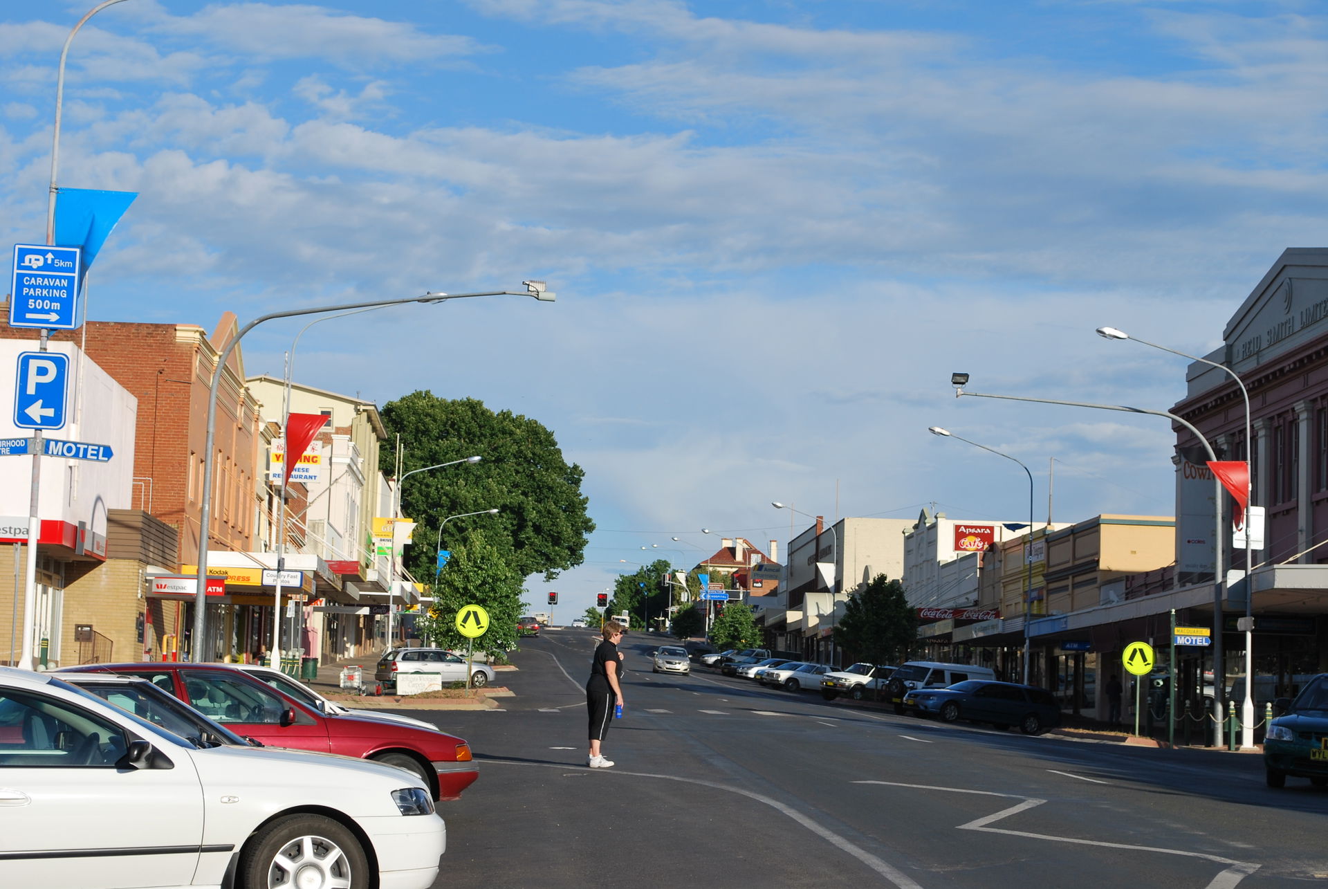 Main street of en:Cowra, New South Wales