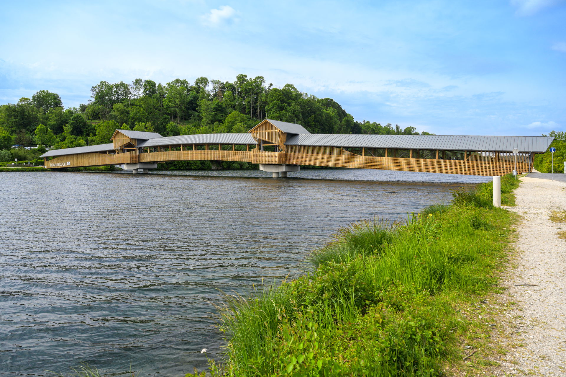 On April 22, 2025, the so-called Roman Bridge over the Traun Ri…