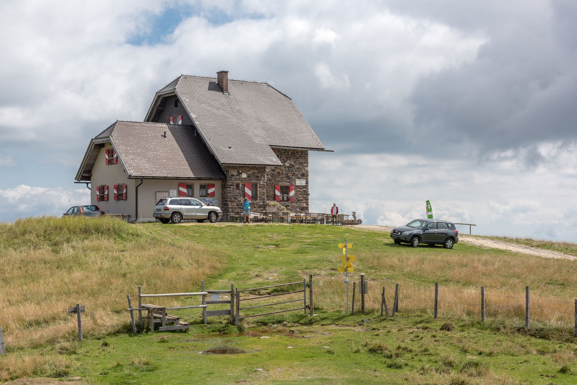 Wolfsberg Alpine hut at the Saualpe in Aichberg, municipality W…