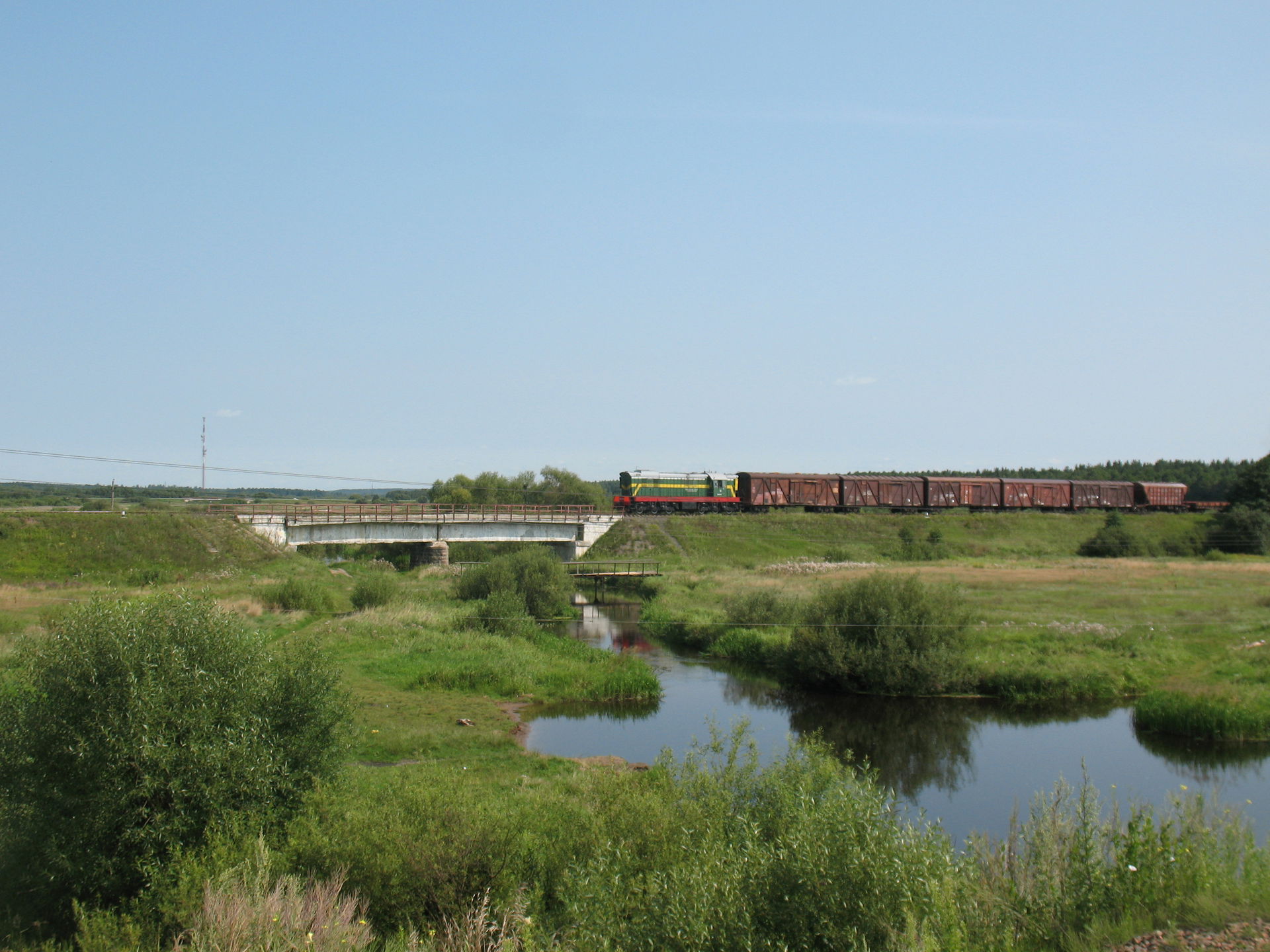 Belarusian Railway ChME3-3697 at Asipovichy I