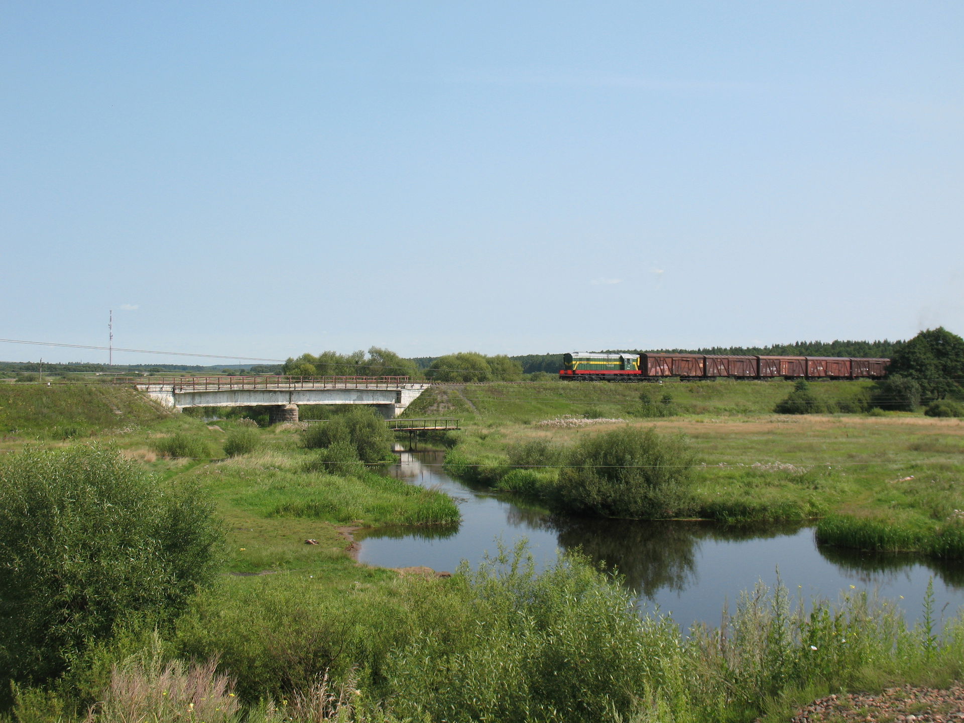 Belarusian Railway ChME3-3697 at Asipovichy I