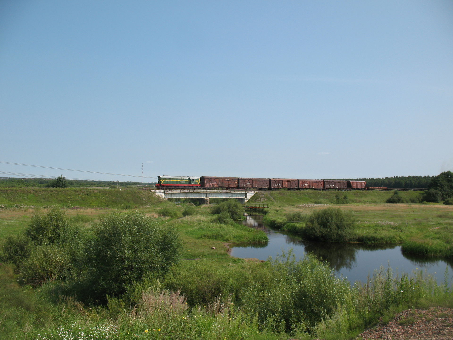 Belarusian Railway ChME3-3697 at Asipovichy I