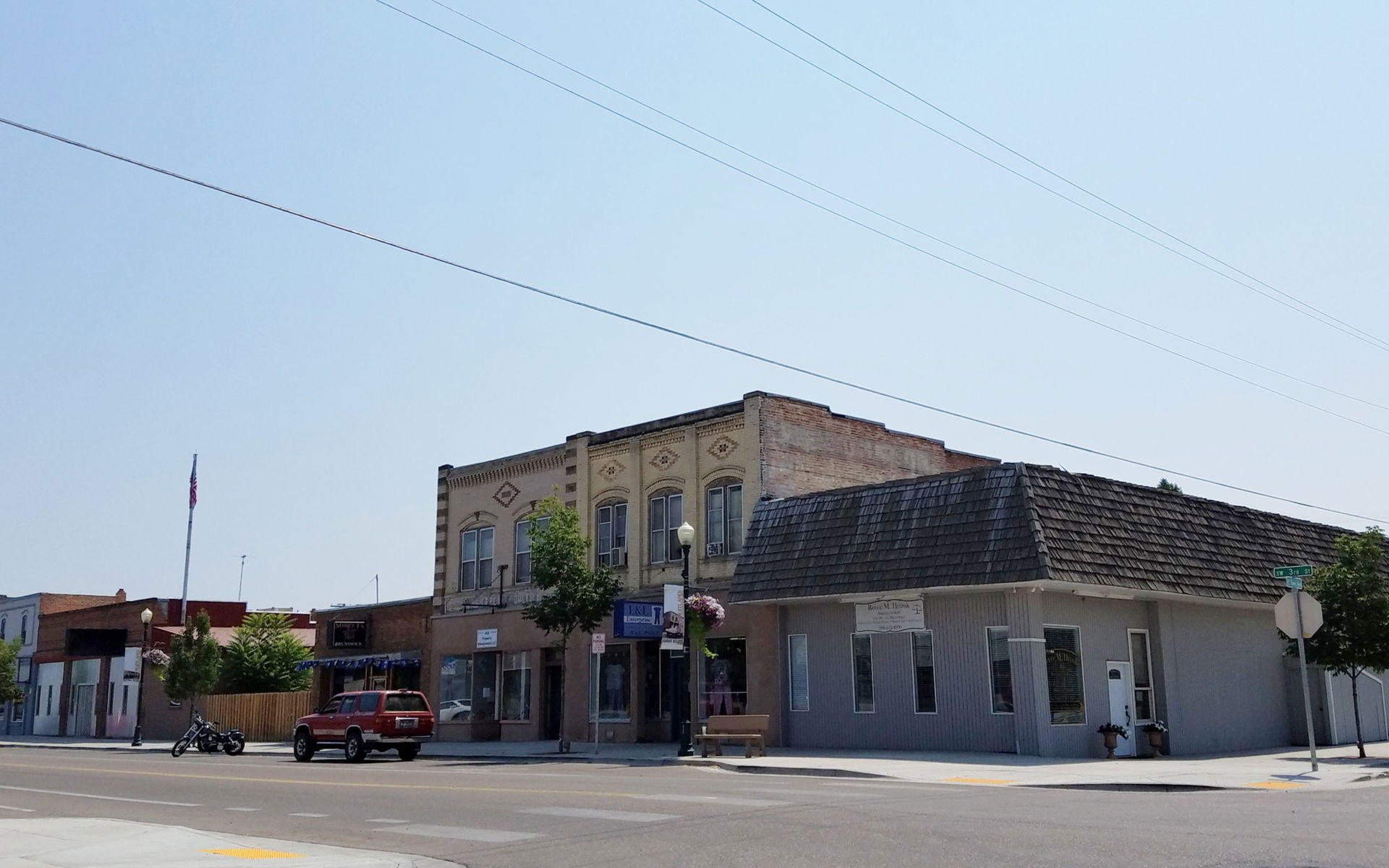 Fruitland, Idaho, looking northwest from Southwest 3rd Street a…