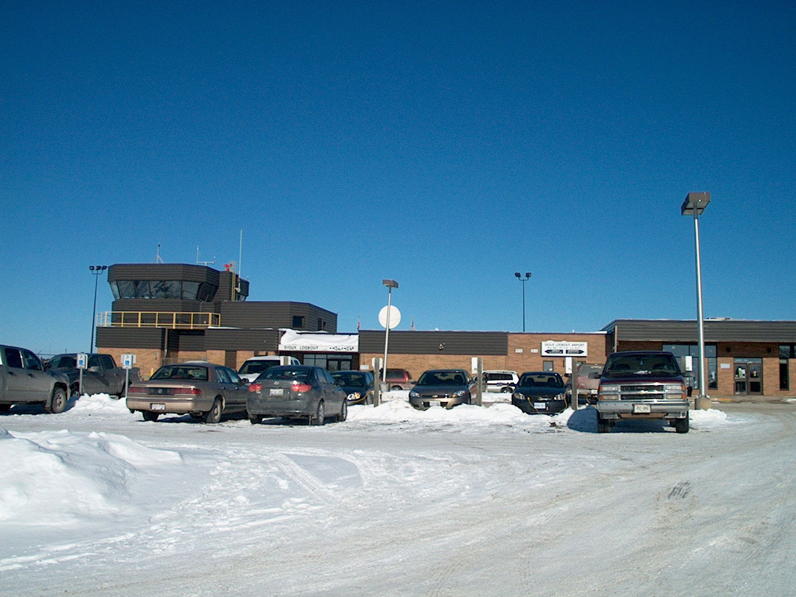 Sioux Lookout airport terminal.