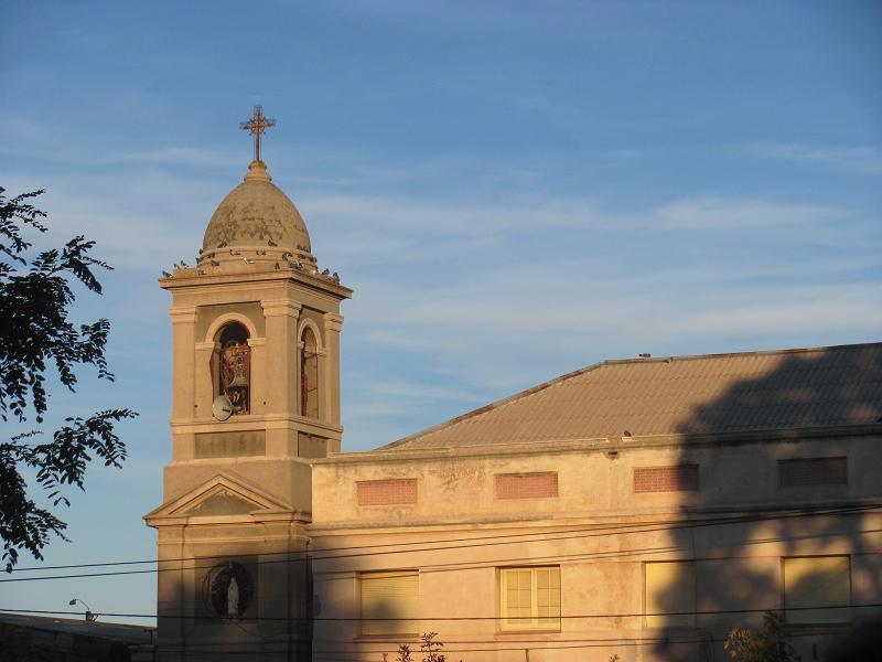 Iglesia de la localidad de Victorica, Departamento Loventué, Pr…