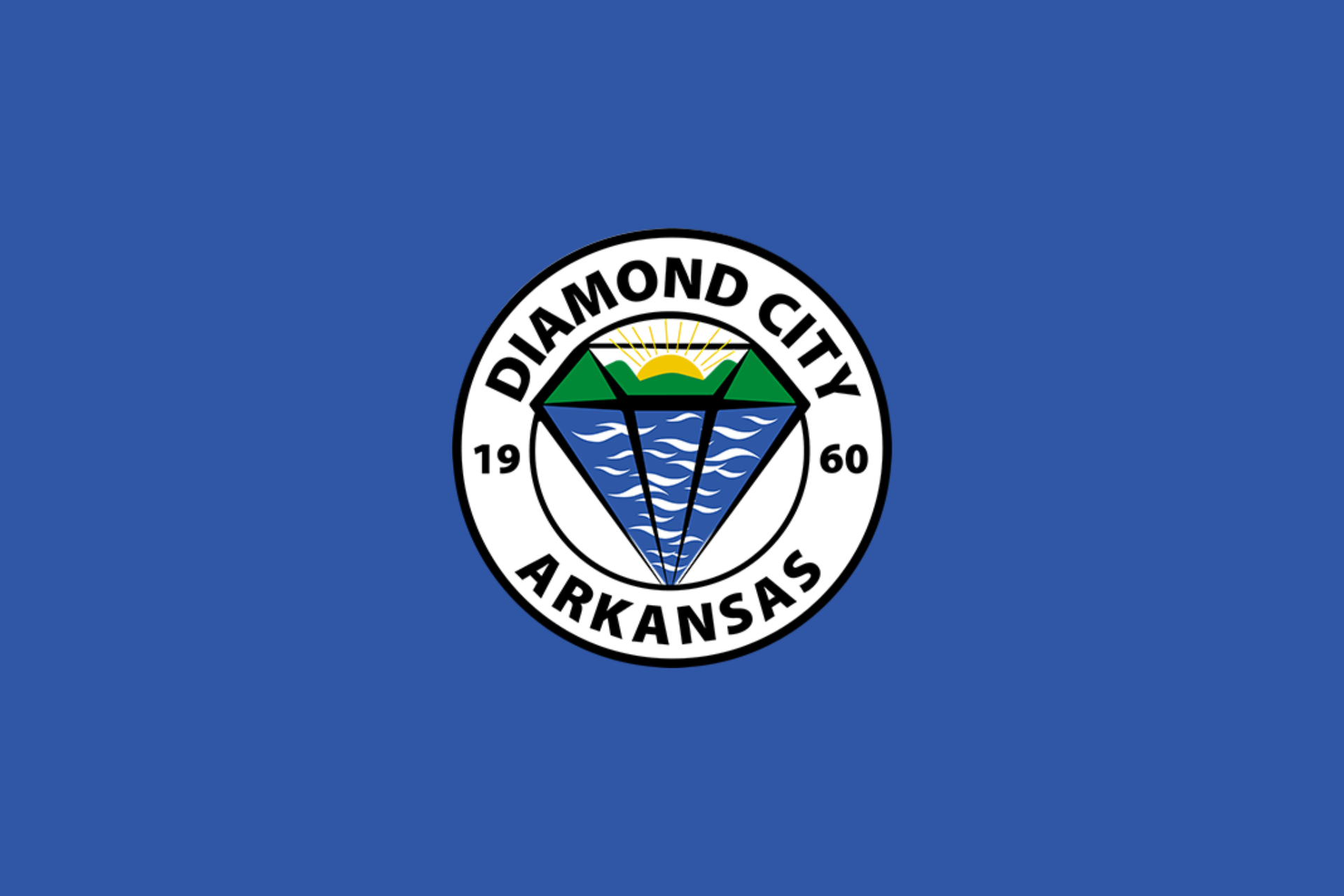 Flag of Diamond City, AR