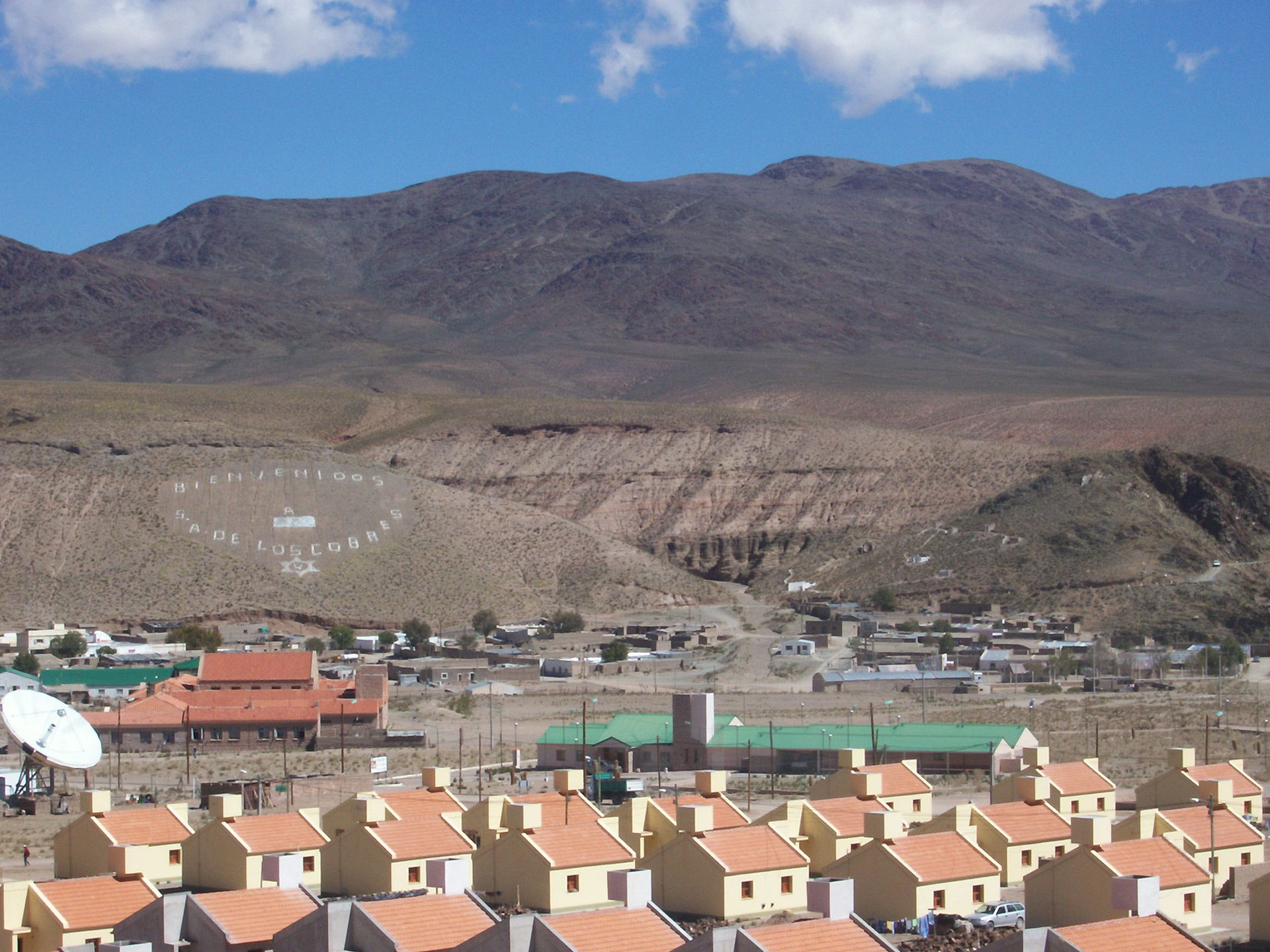 San Antonio de los Cobres visto desde la RN51