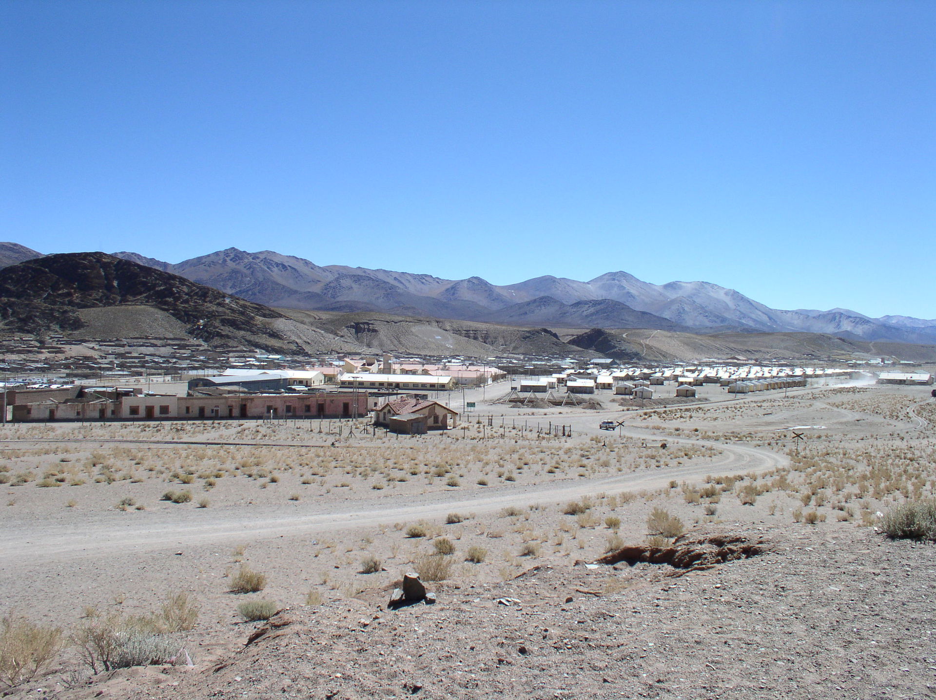 View of San Antonio de los Cobres, Salta, Argentina.