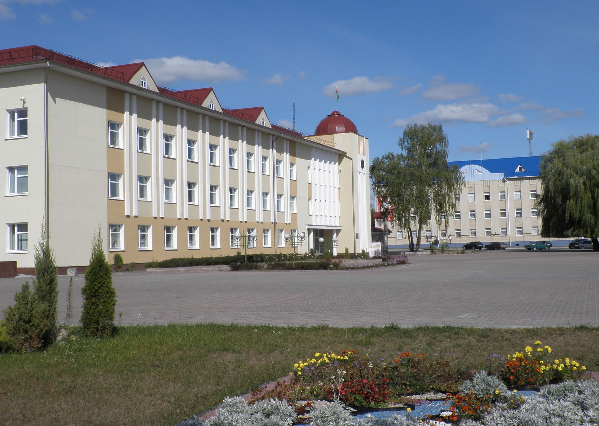 Stolin, Belarus. The town center