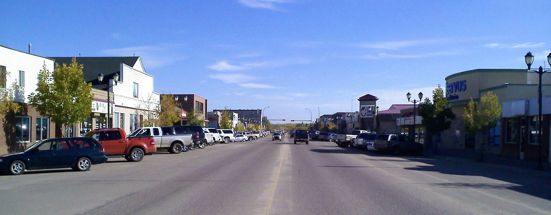 101 Avenue (Main Street), Lac La Biche, Alberta.