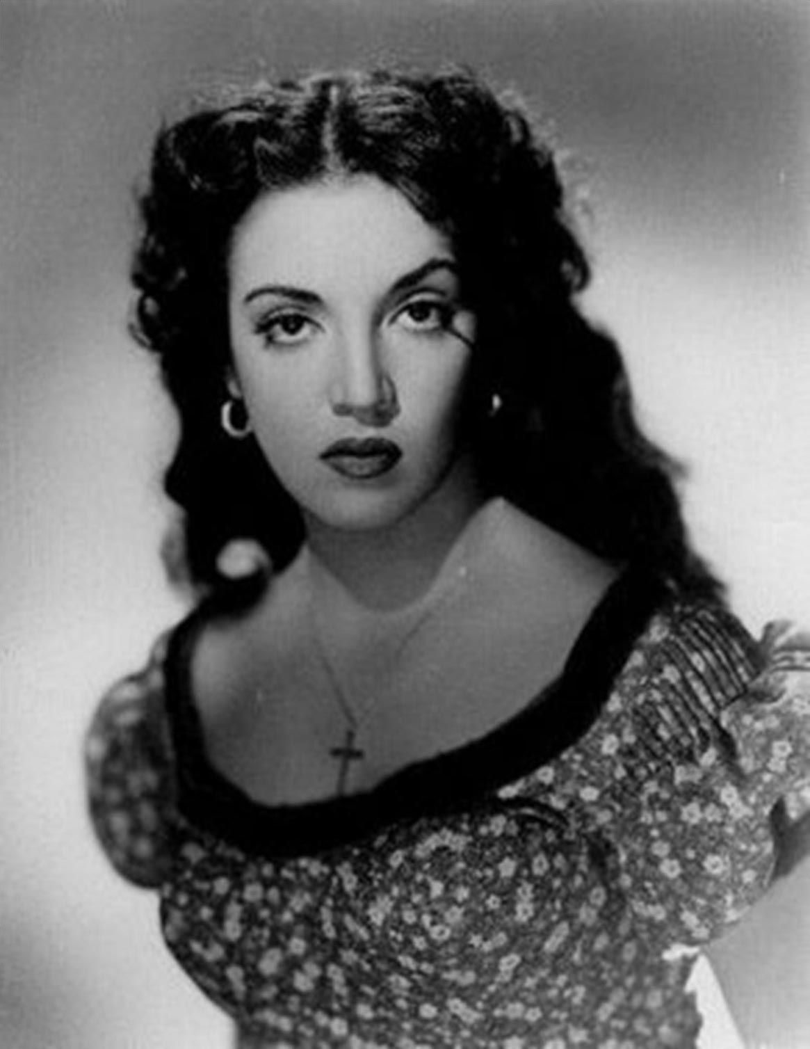 Katy Jurado in a promotional picture of the film San Antone (19…