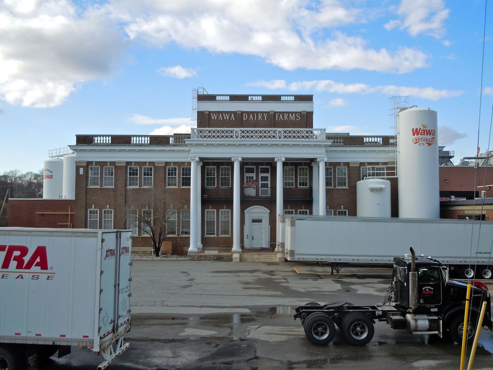 Wawa Dairy Farms building in "Wawa, PA" south of Media, Pennsyl…
