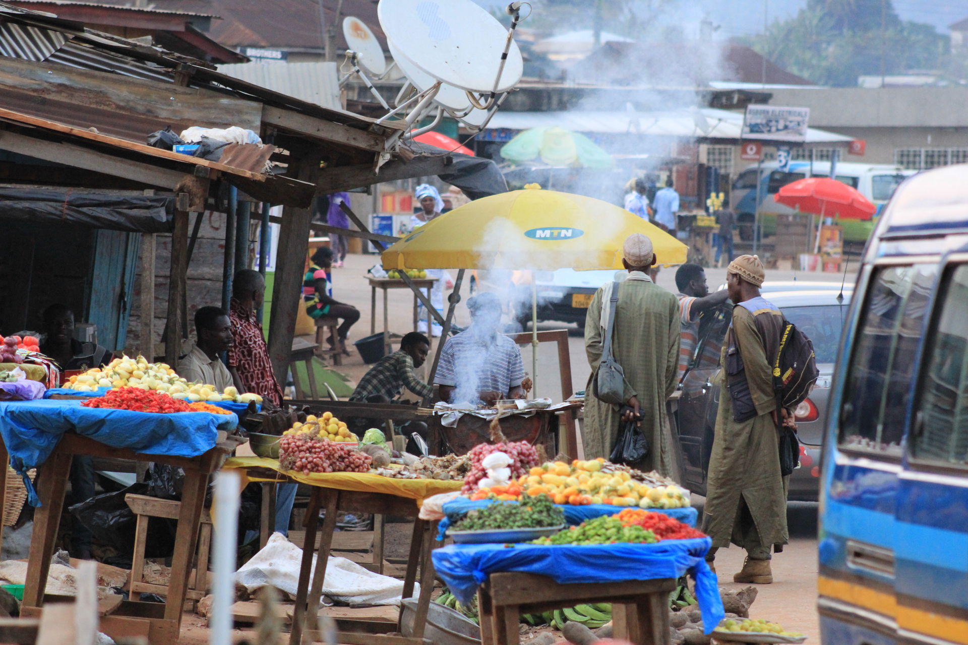 Begoro township itself