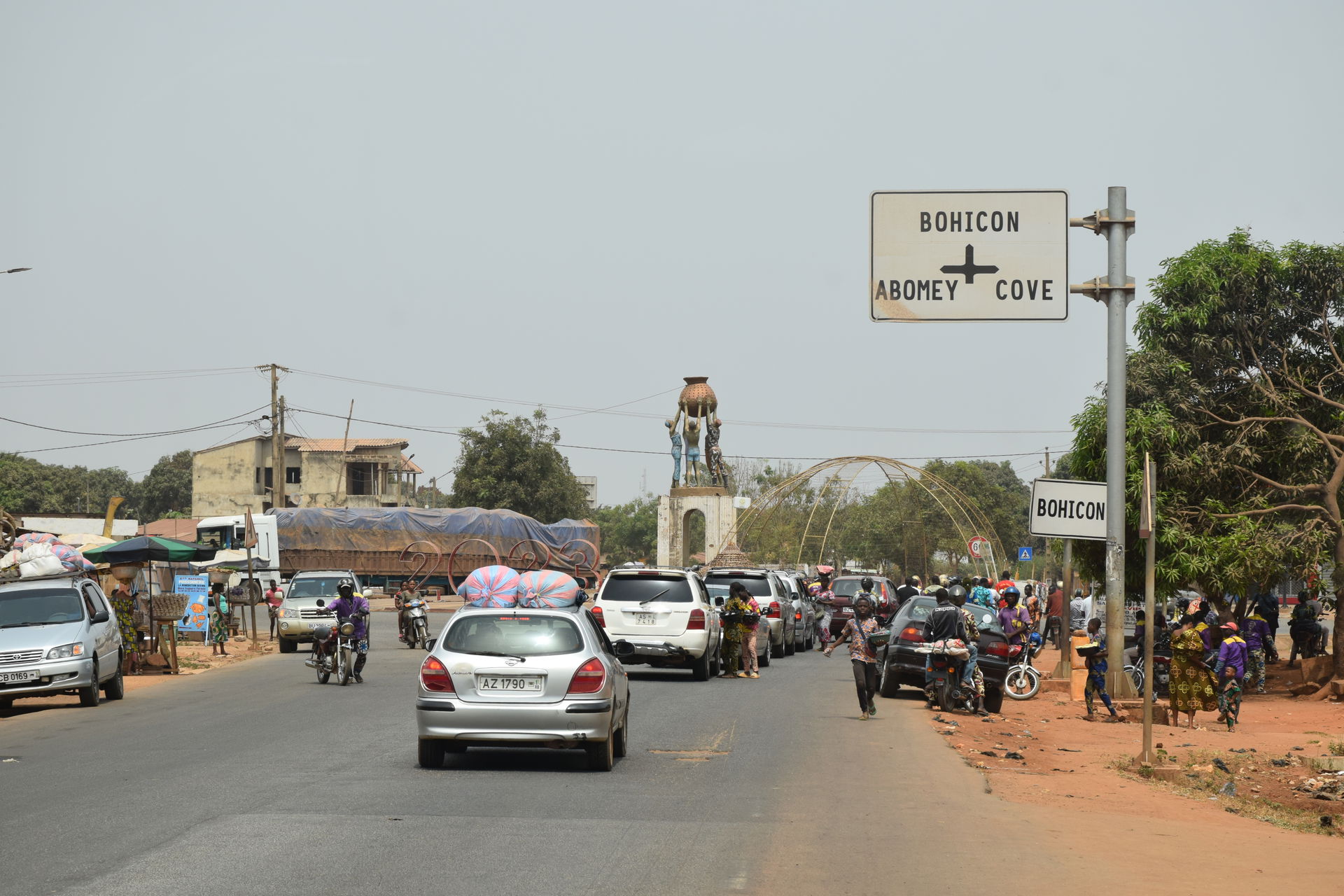 Bohicon voie inter-État Bénin-Niger _Bénin