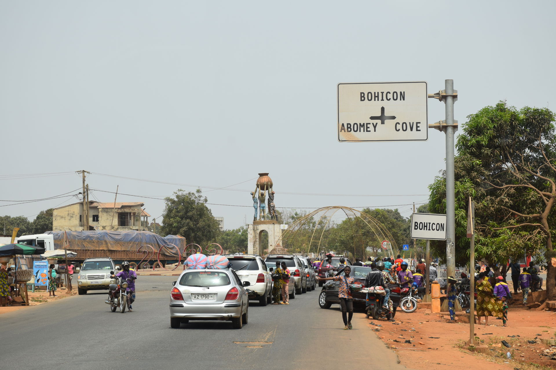 Bohicon voie inter-État Bénin-Niger _Bénin