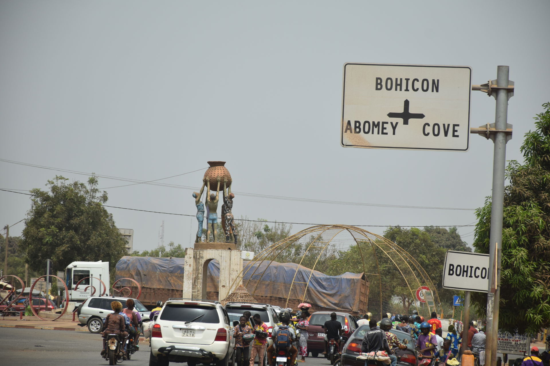 Bohicon voie inter-État Bénin-Niger _Bénin