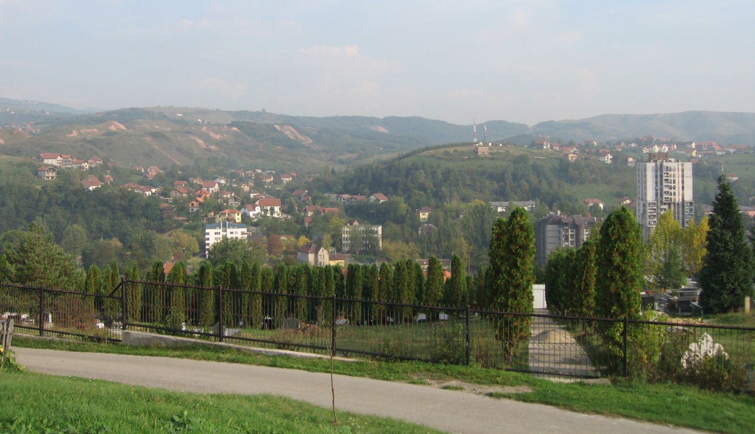 View of Kakanj in Bosnia and Herzegovina.