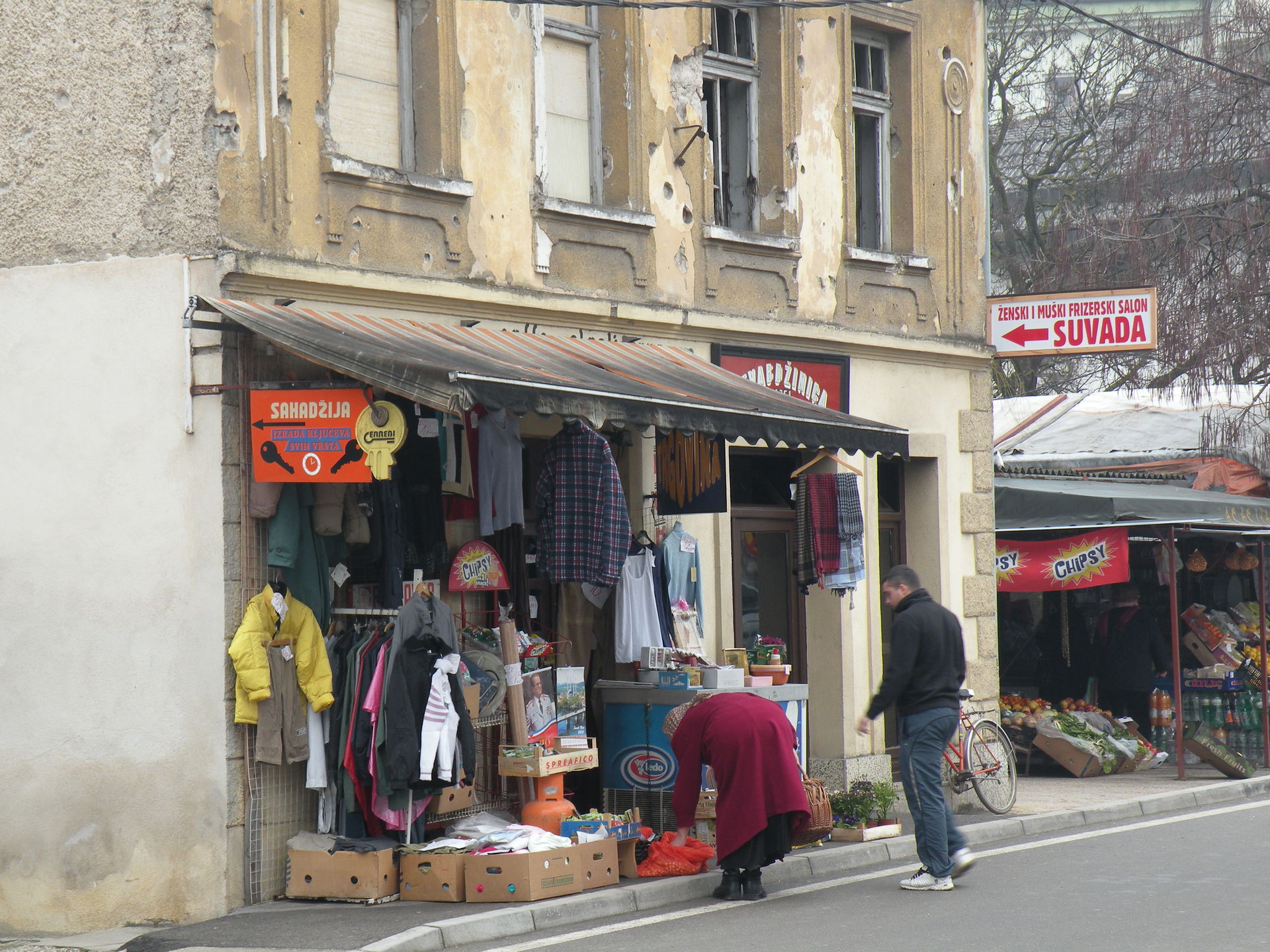 Pijačna street in Sanski Most on March 4th 2009